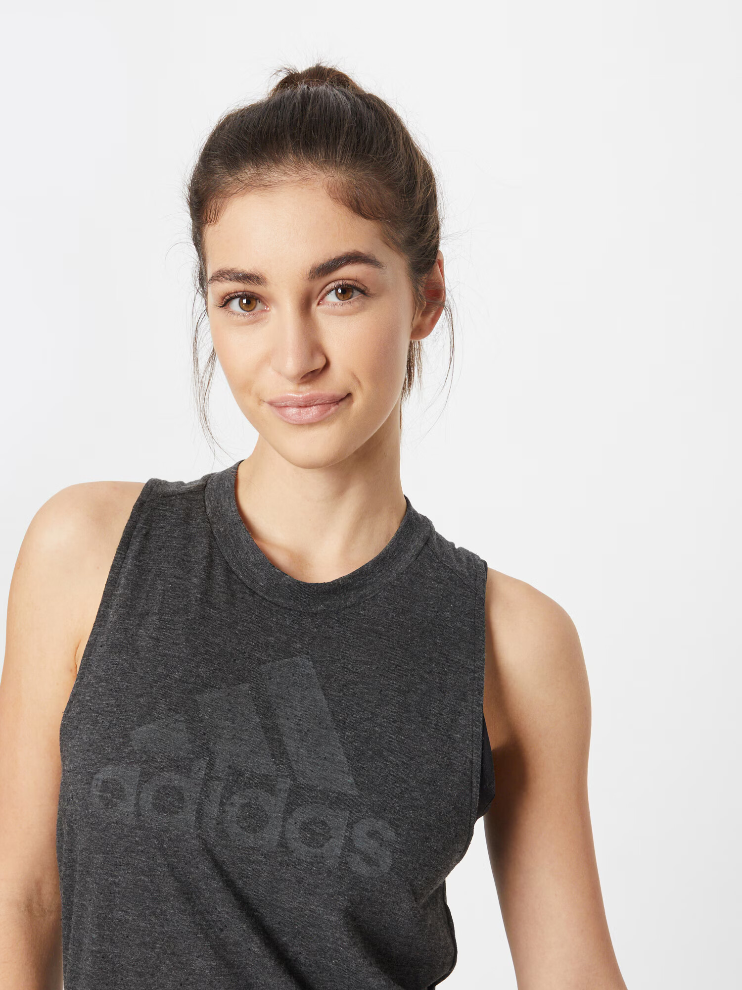 ADIDAS SPORTSWEAR Športni top siva / temno siva - Pepit.si