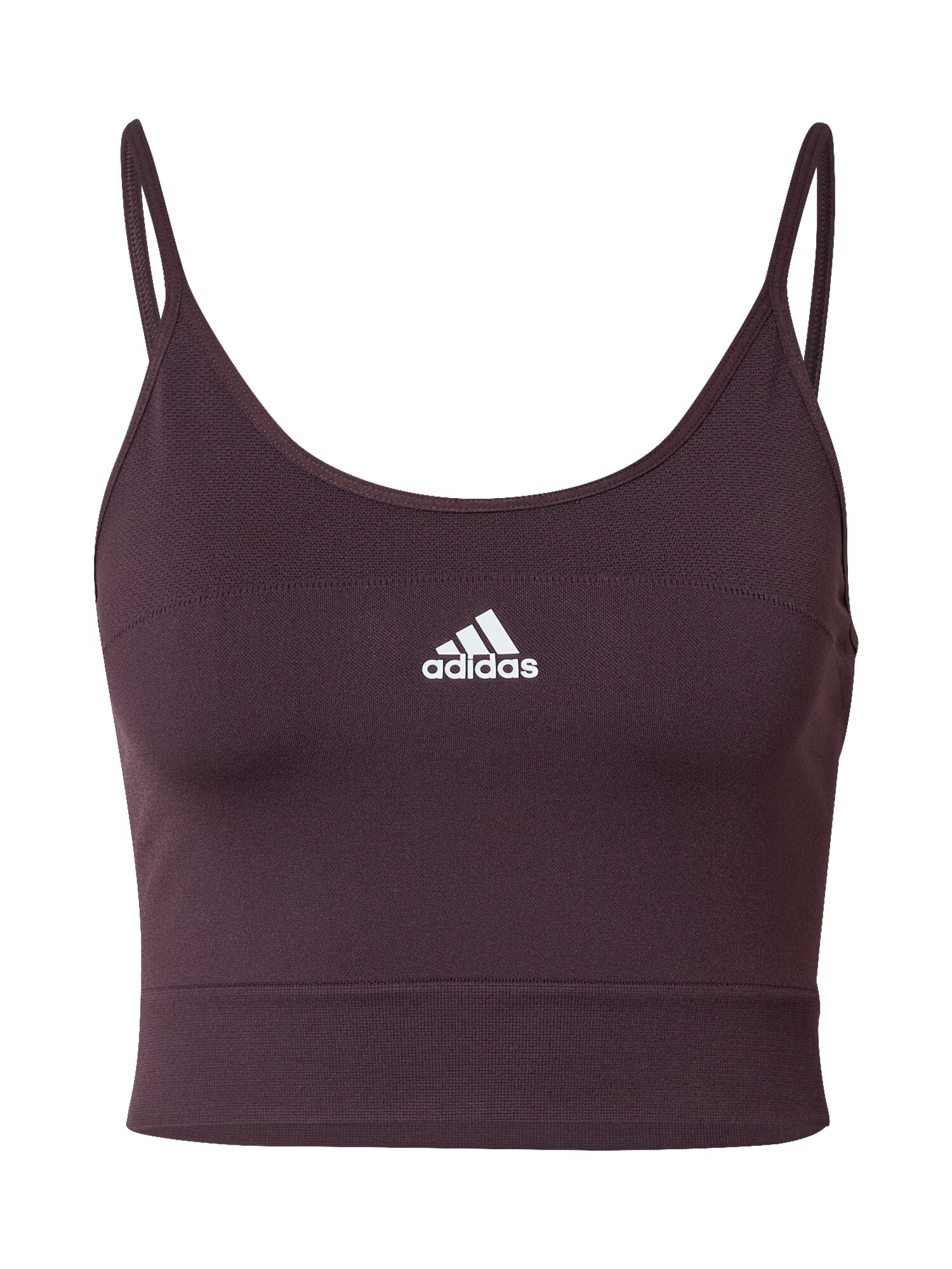 ADIDAS SPORTSWEAR Športni top temno rdeča / bela - Pepit.si