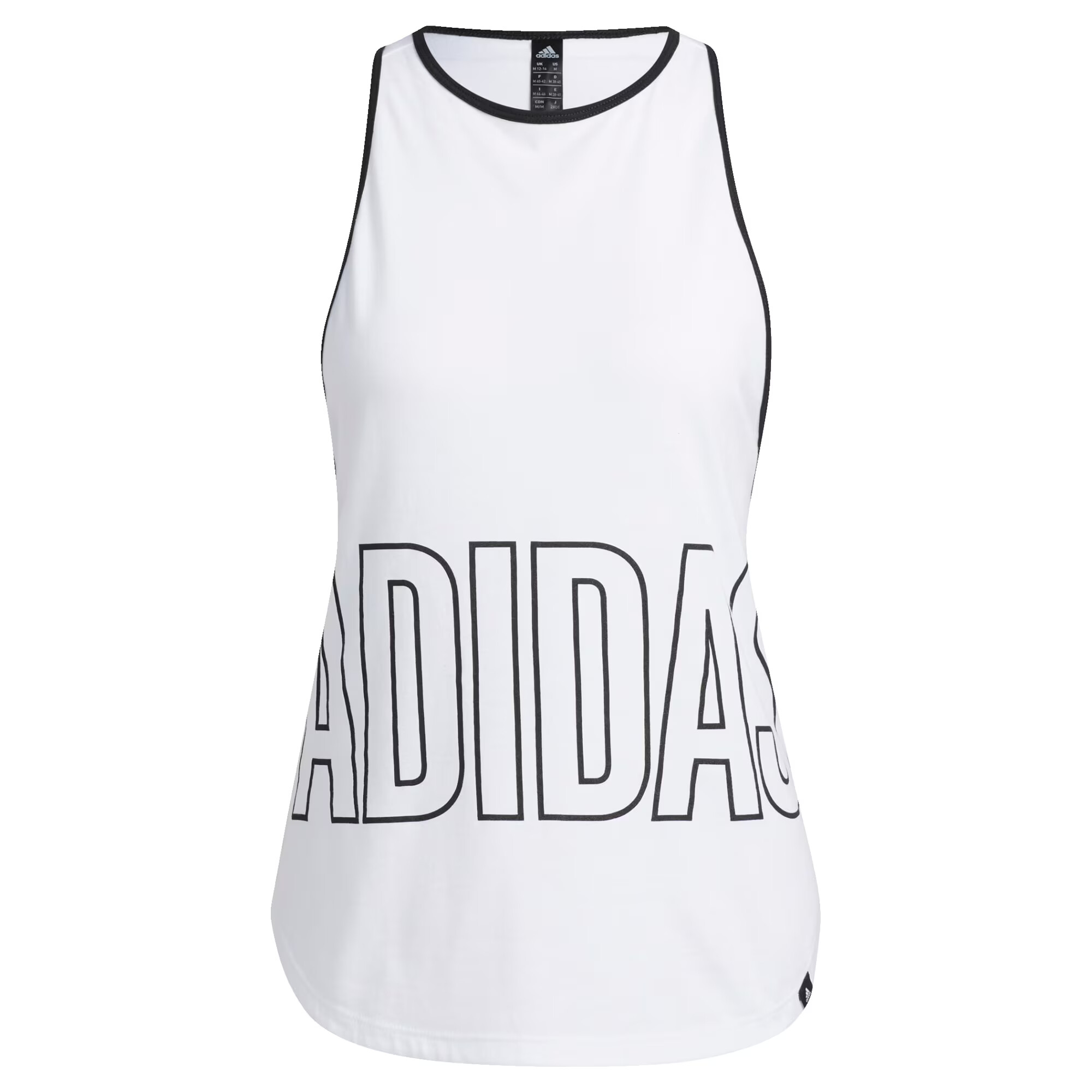 ADIDAS SPORTSWEAR Športni top črna / bela - Pepit.si