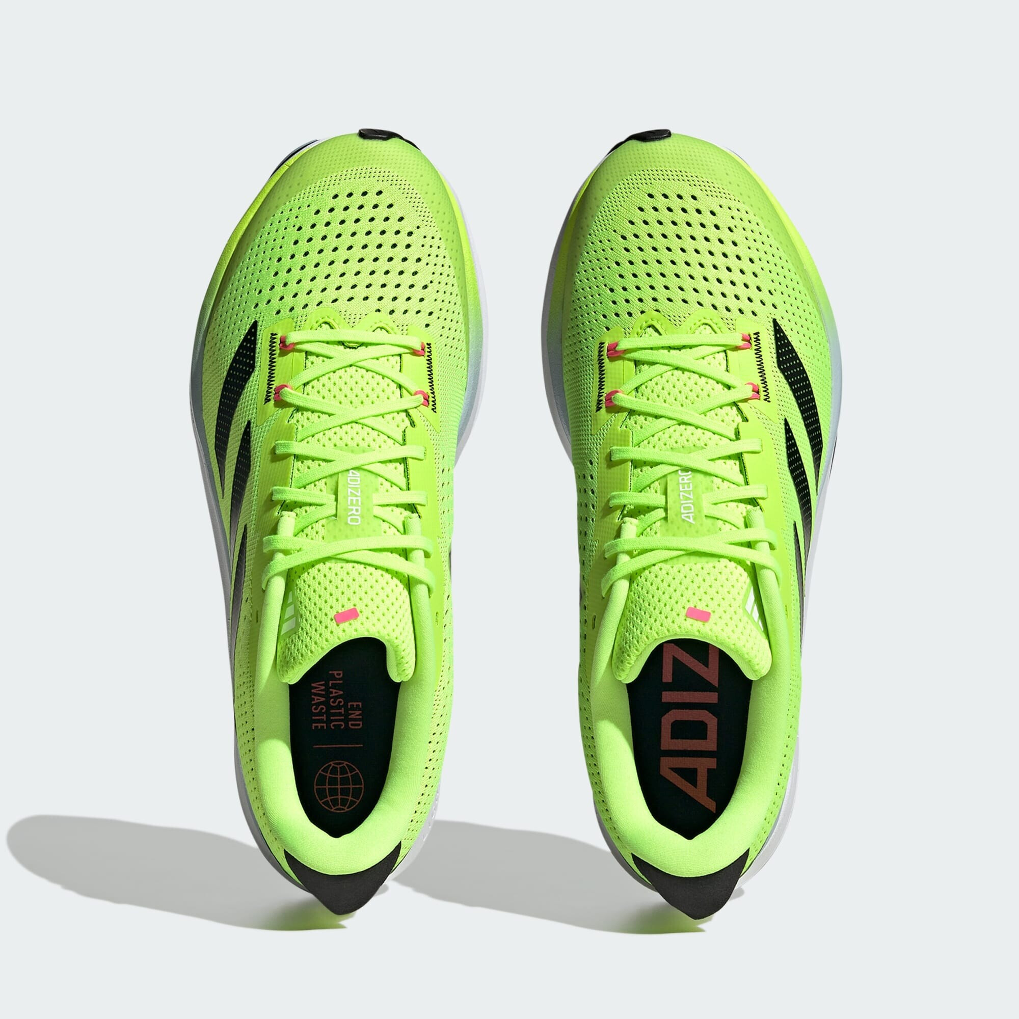 ADIDAS PERFORMANCE Tekaški čevelj 'Adizero' siva / limeta / črna - Pepit.si