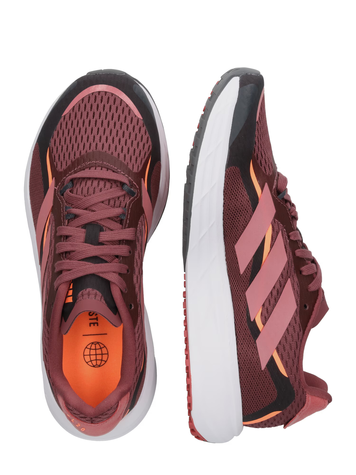 ADIDAS PERFORMANCE Tekaški čevelj oranžna / burgund / črna - Pepit.si