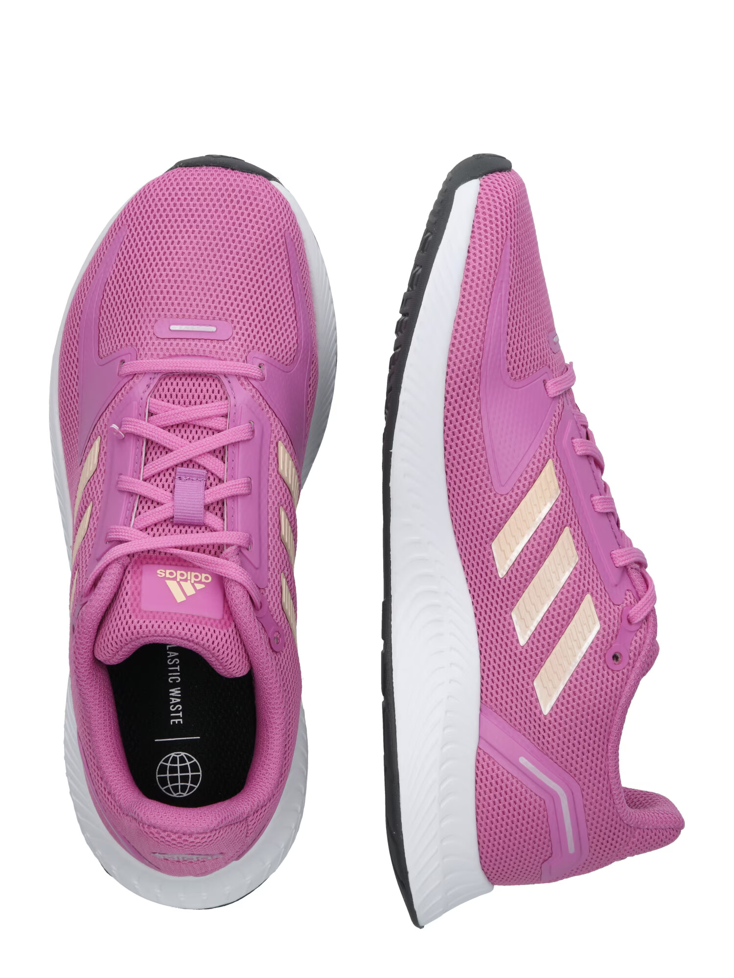 ADIDAS SPORTSWEAR Nizke superge 'Runfalcon 2.0' mauve / pastelno oranžna - Pepit.si