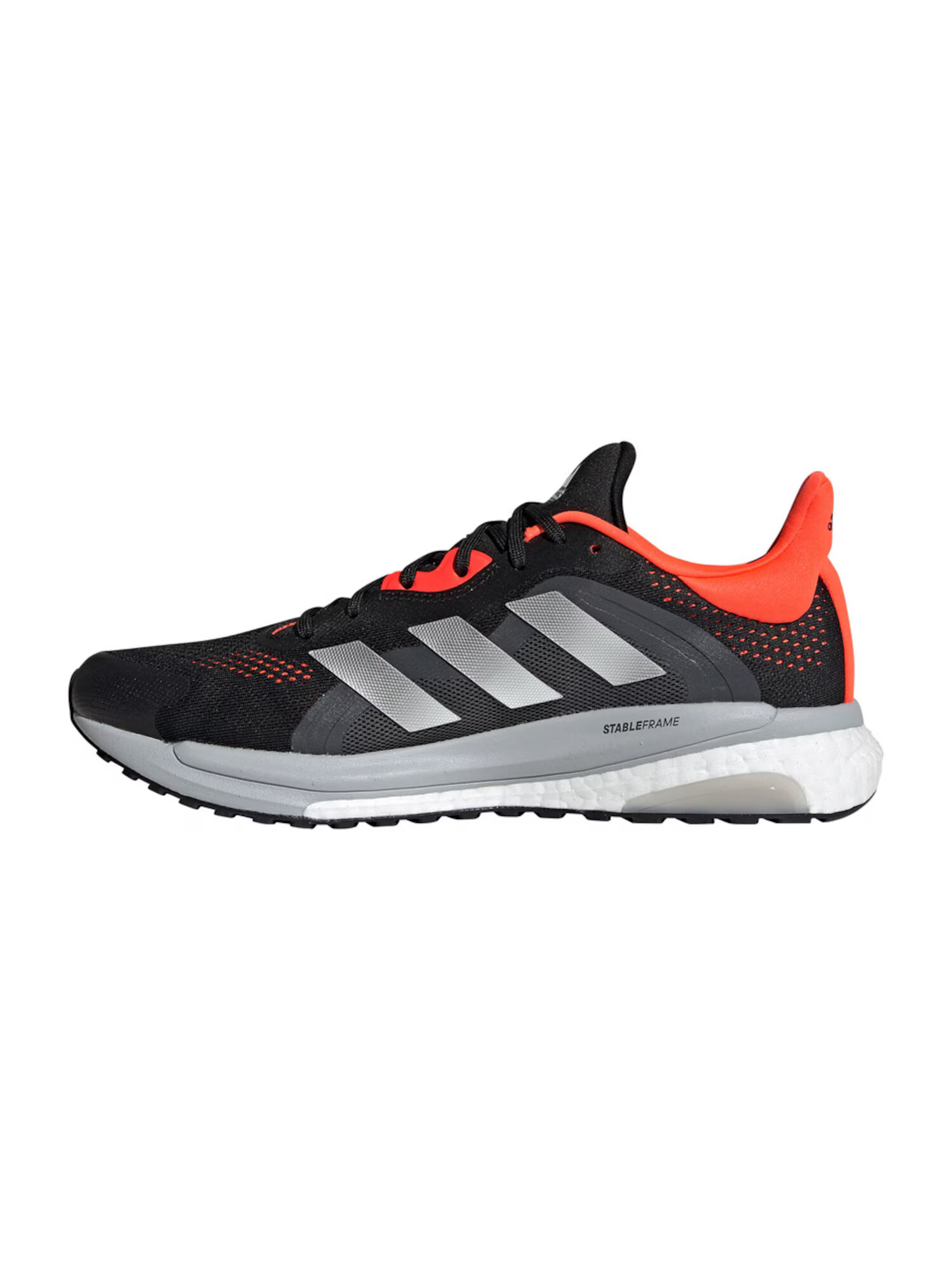 ADIDAS PERFORMANCE Tekaški čevelj 'SolarGlide 4' črna / oranžna / srebrna - Pepit.si