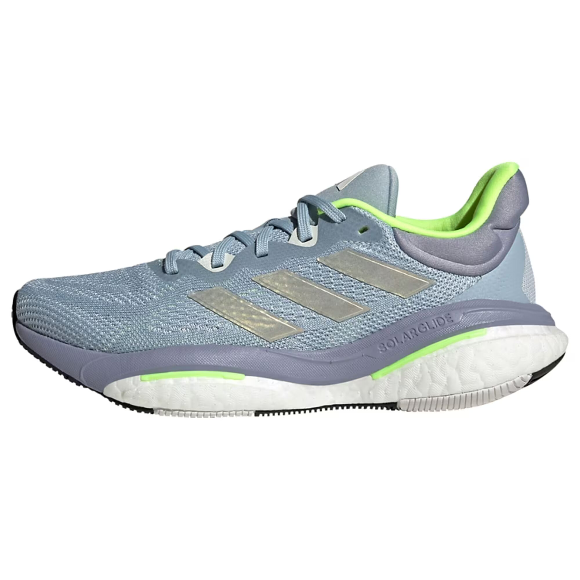 ADIDAS PERFORMANCE Tekaški čevelj 'Solarglide' dimno modra / golobje modra / siva / limeta - Pepit.si