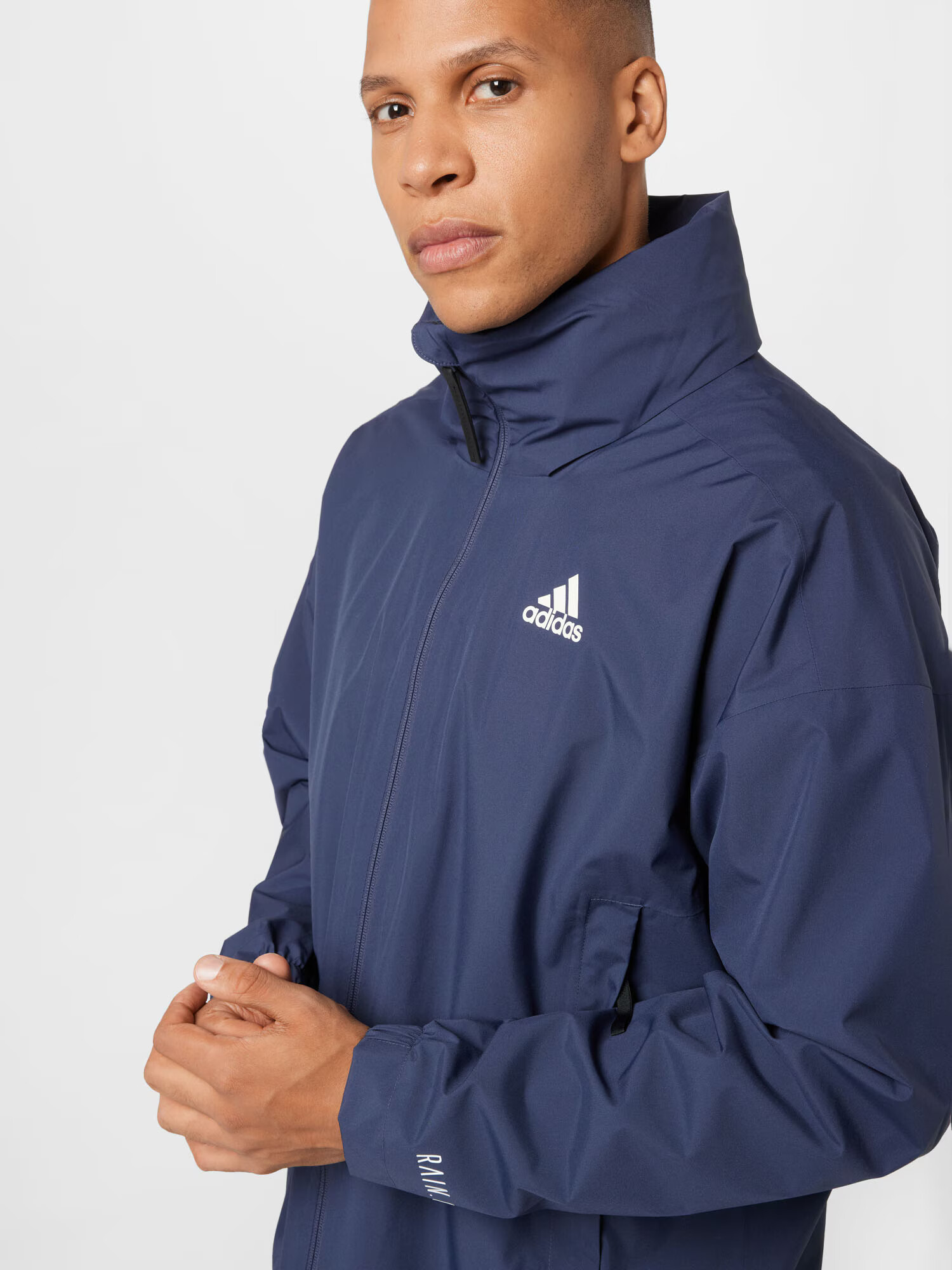 ADIDAS SPORTSWEAR Športna jakna temno modra / bela - Pepit.si