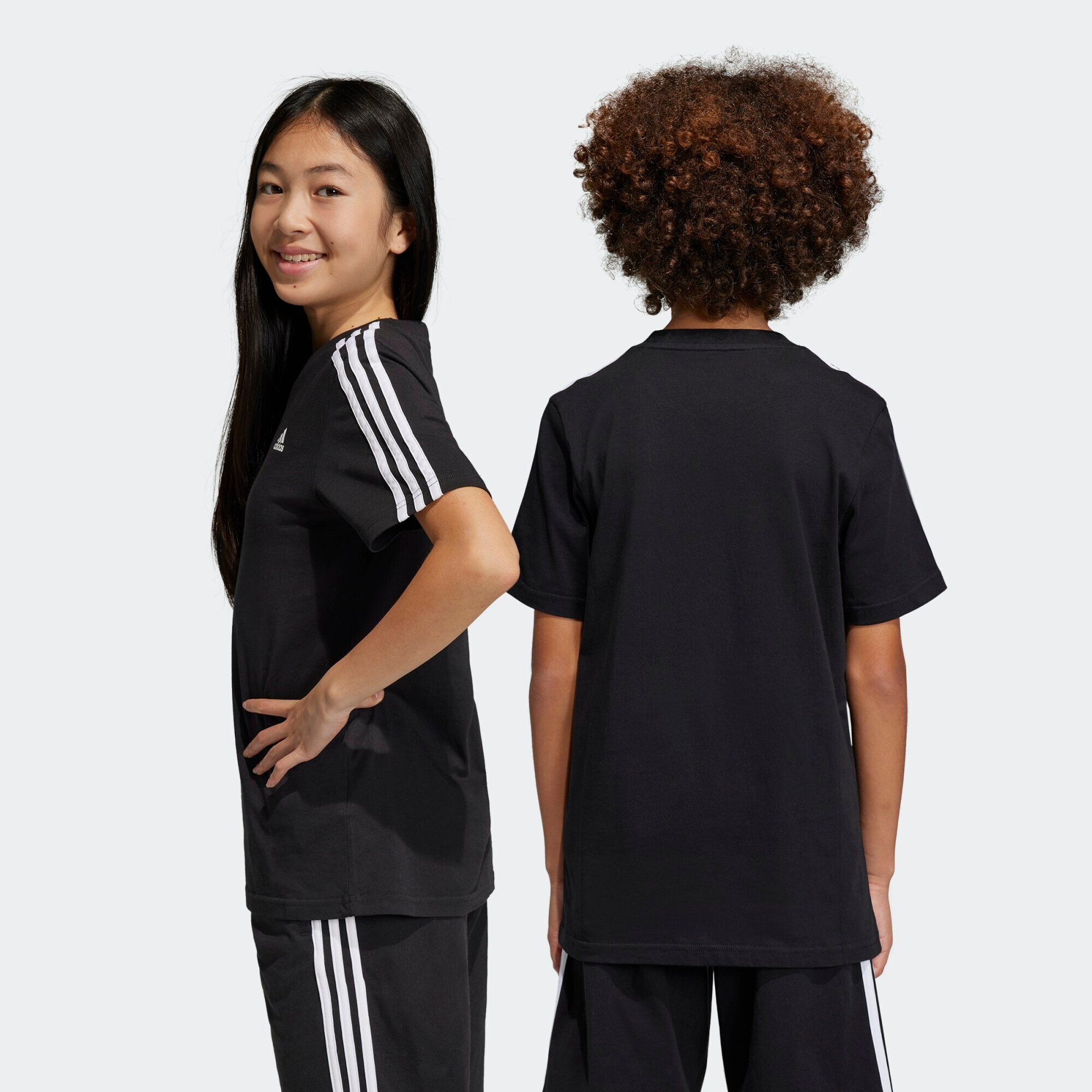 ADIDAS SPORTSWEAR Funkcionalna majica črna / bela - Pepit.si