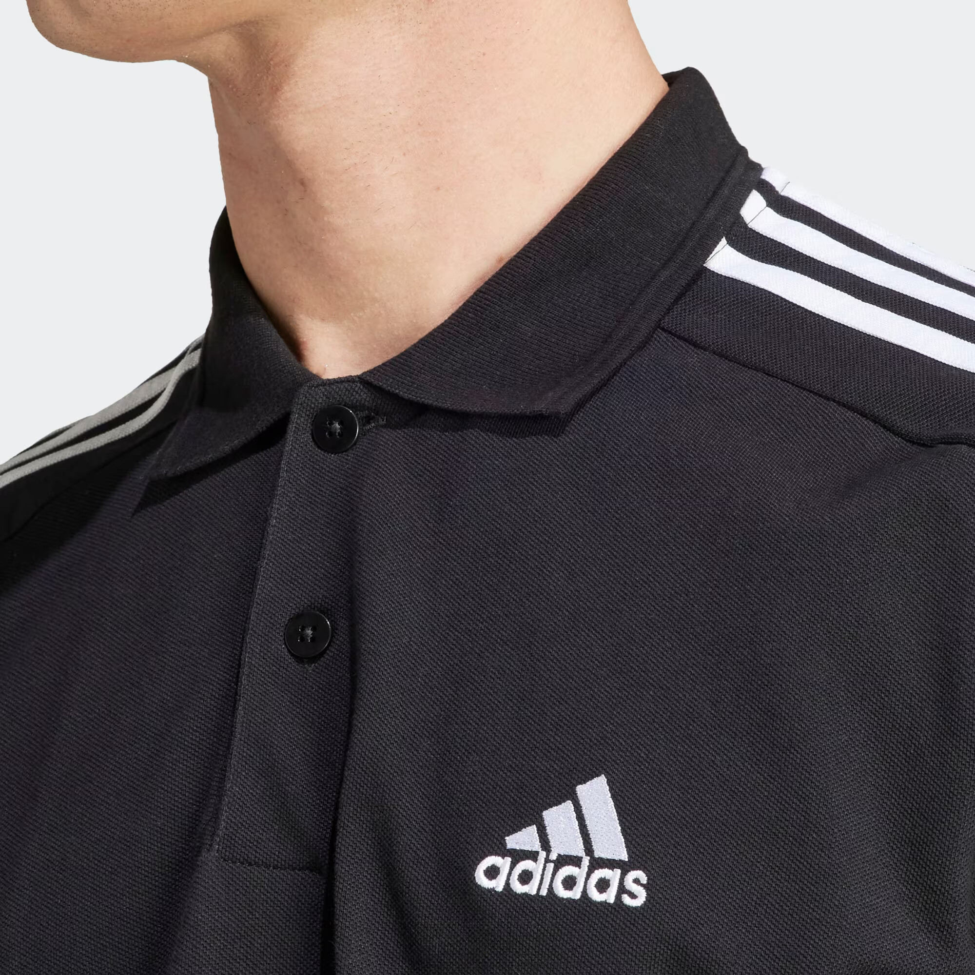 ADIDAS SPORTSWEAR Funkcionalna majica črna / bela - Pepit.si