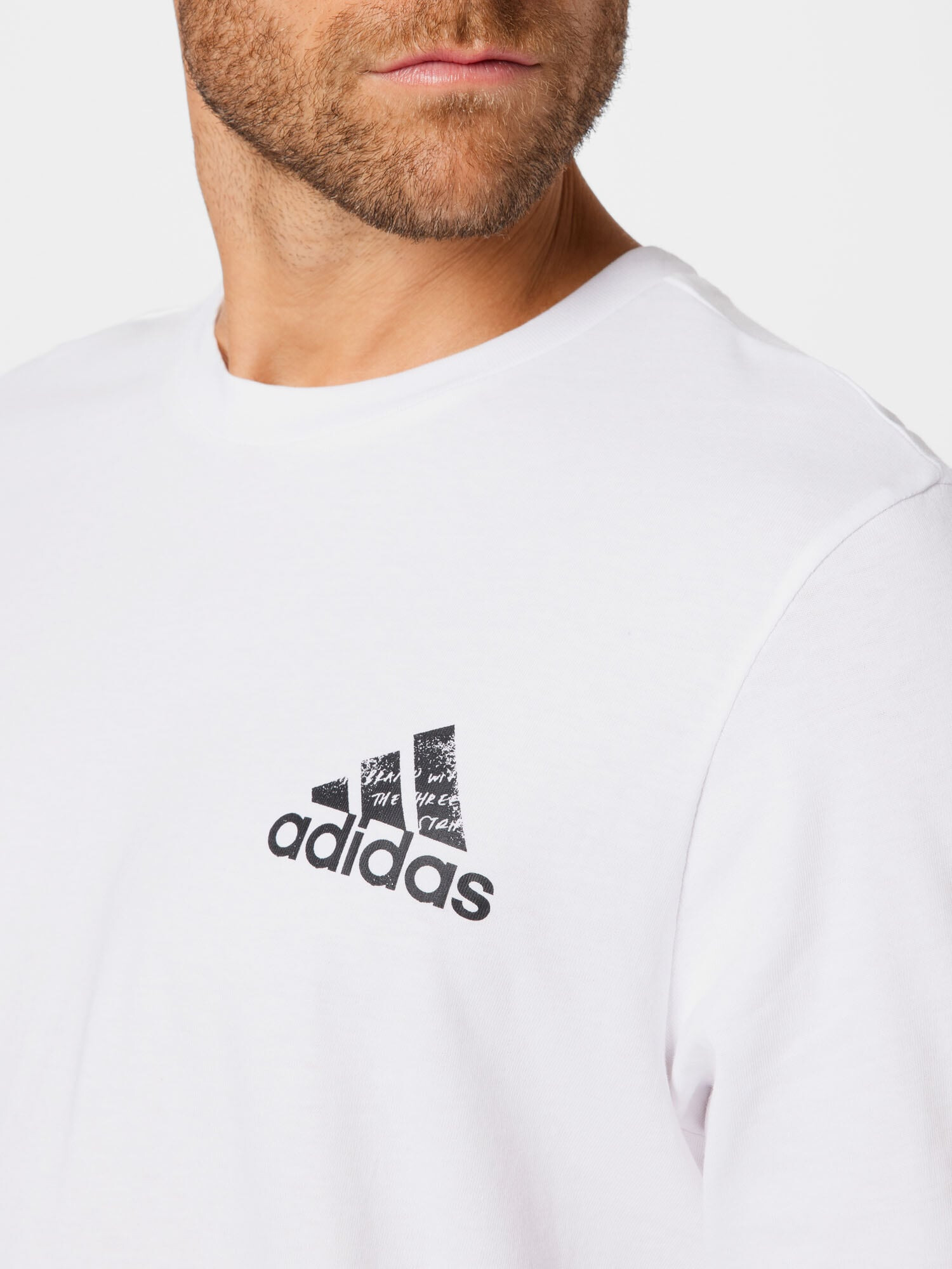 ADIDAS SPORTSWEAR Funkcionalna majica črna / bela - Pepit.si