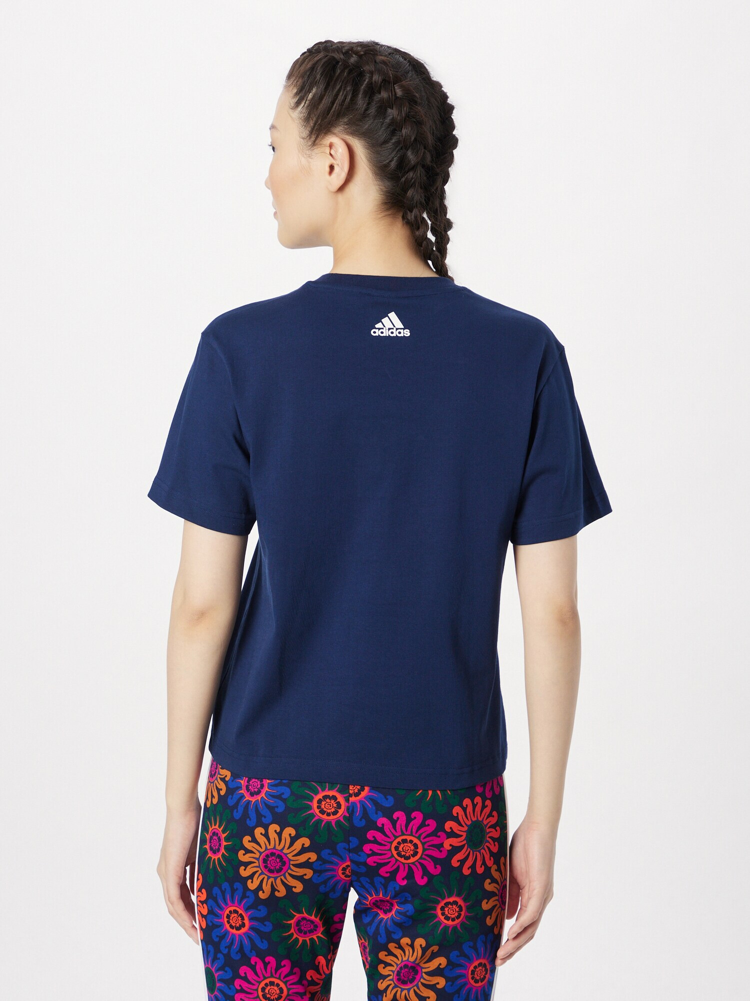 ADIDAS SPORTSWEAR Funkcionalna majica indigo / travnato zelena / svetlo oranžna / fuksija - Pepit.si