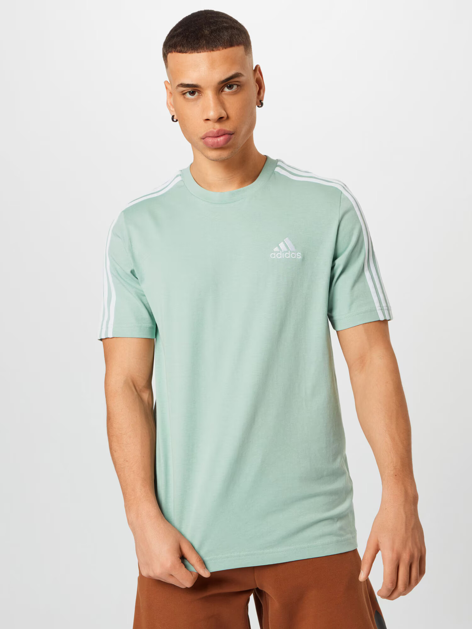 ADIDAS SPORTSWEAR Funkcionalna majica meta / bela - Pepit.si