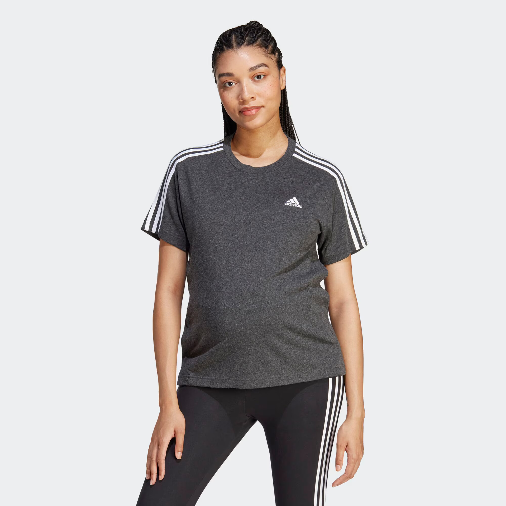 ADIDAS SPORTSWEAR Funkcionalna majica pegasto črna / bela - Pepit.si