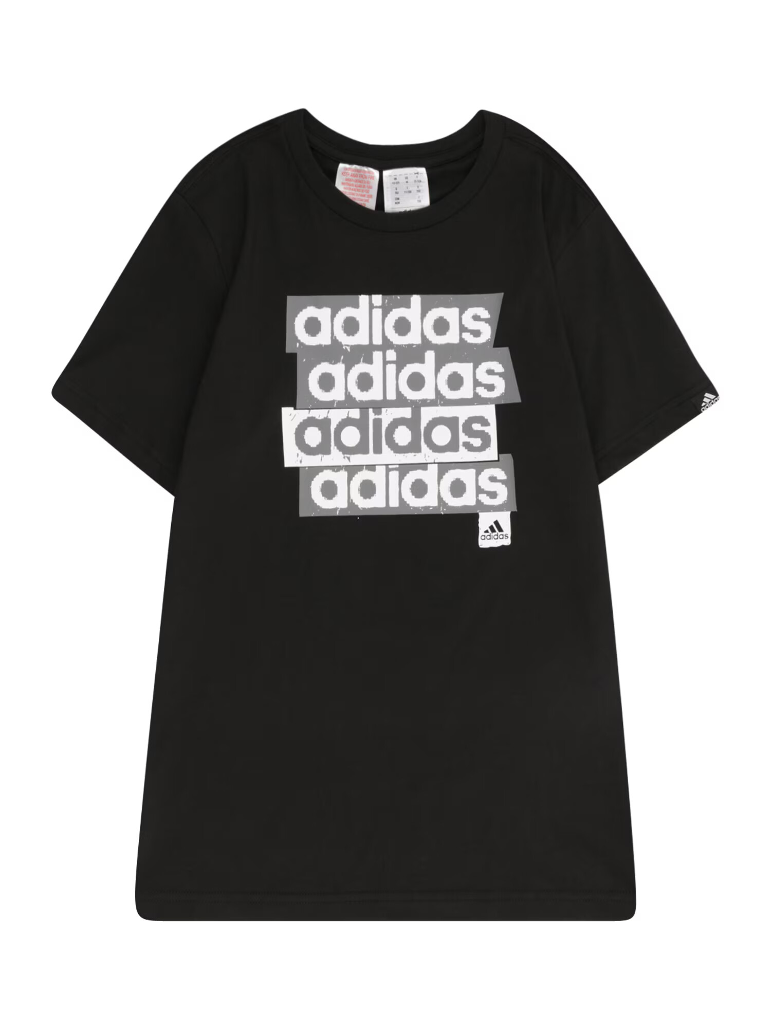 ADIDAS SPORTSWEAR Funkcionalna majica siva / črna / bela - Pepit.si