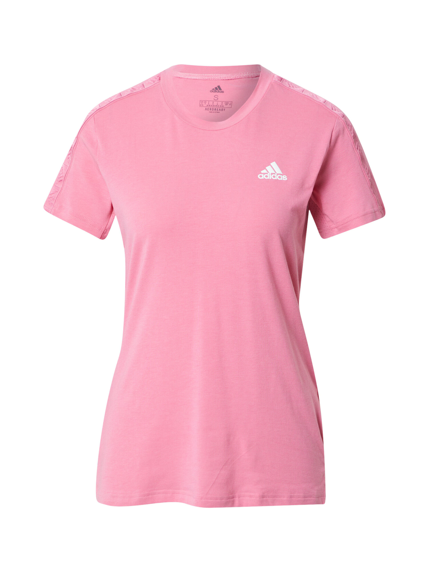 ADIDAS SPORTSWEAR Funkcionalna majica svetlo roza / bela - Pepit.si