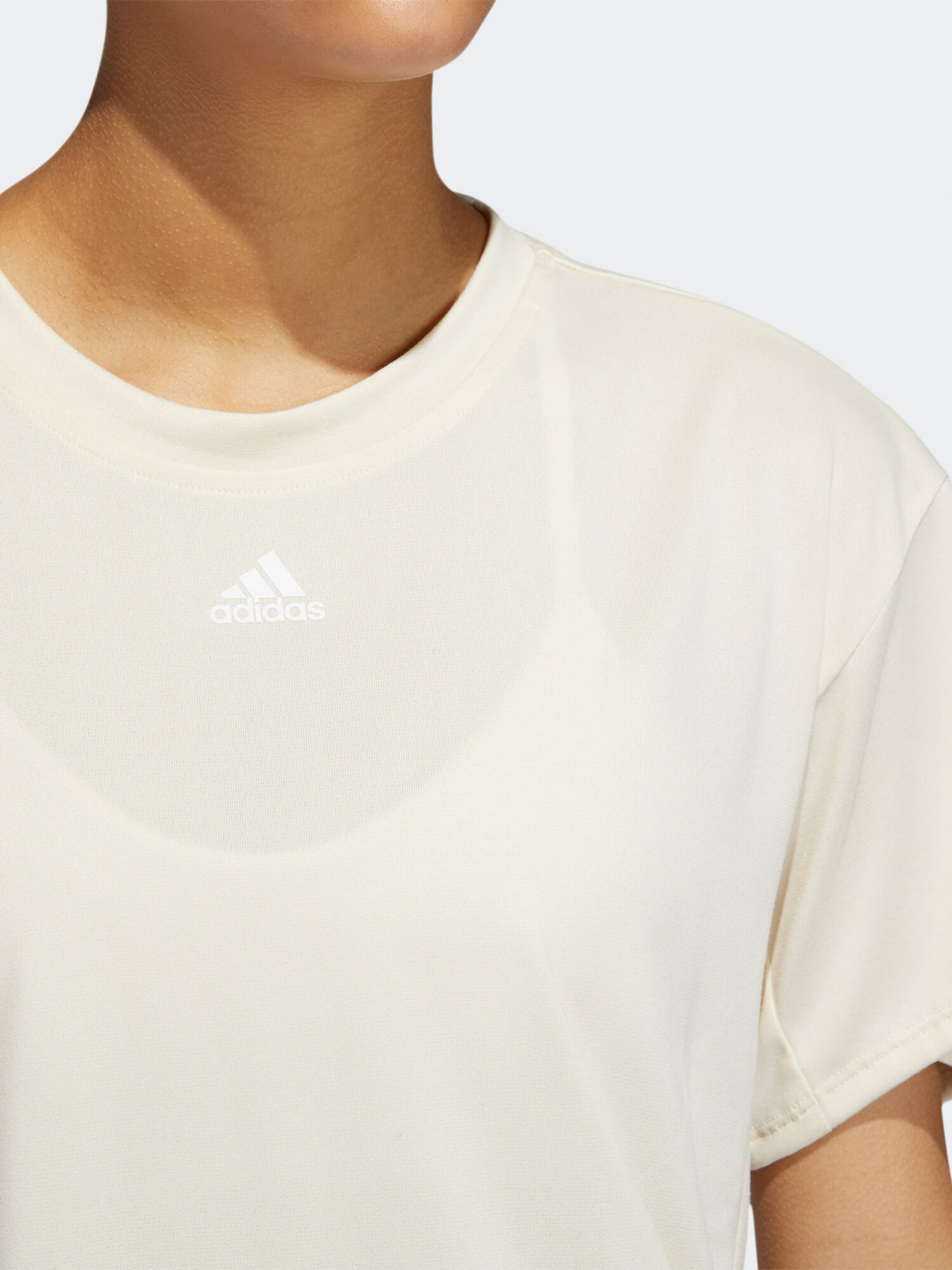 ADIDAS SPORTSWEAR Funkcionalna majica 'TRNG 3S TEE' off-bela / volneno bela - Pepit.si