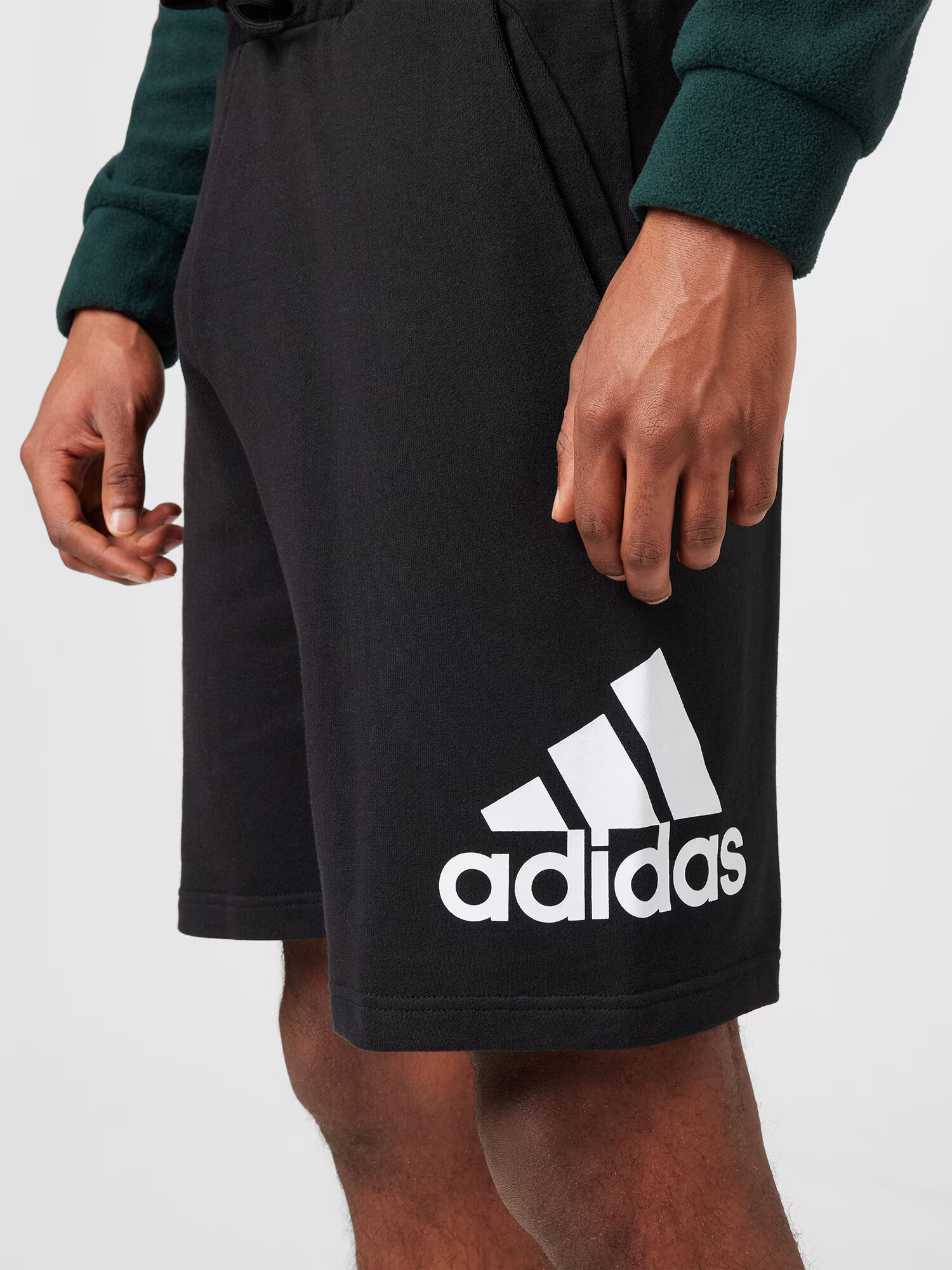 ADIDAS SPORTSWEAR Športne hlače 'BOSS' črna / bela - Pepit.si