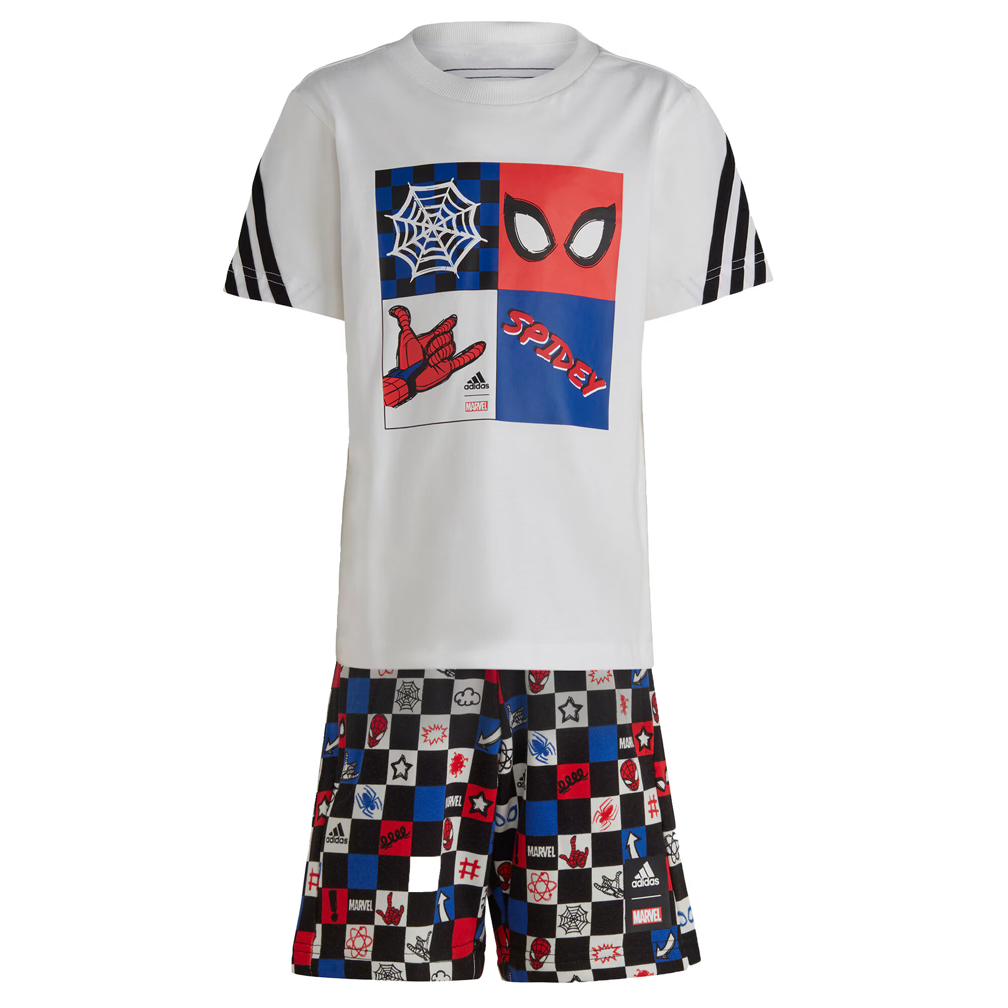 ADIDAS SPORTSWEAR Športna trenirka 'Marvel Spider-Man' modra / rdeča / črna / bela - Pepit.si