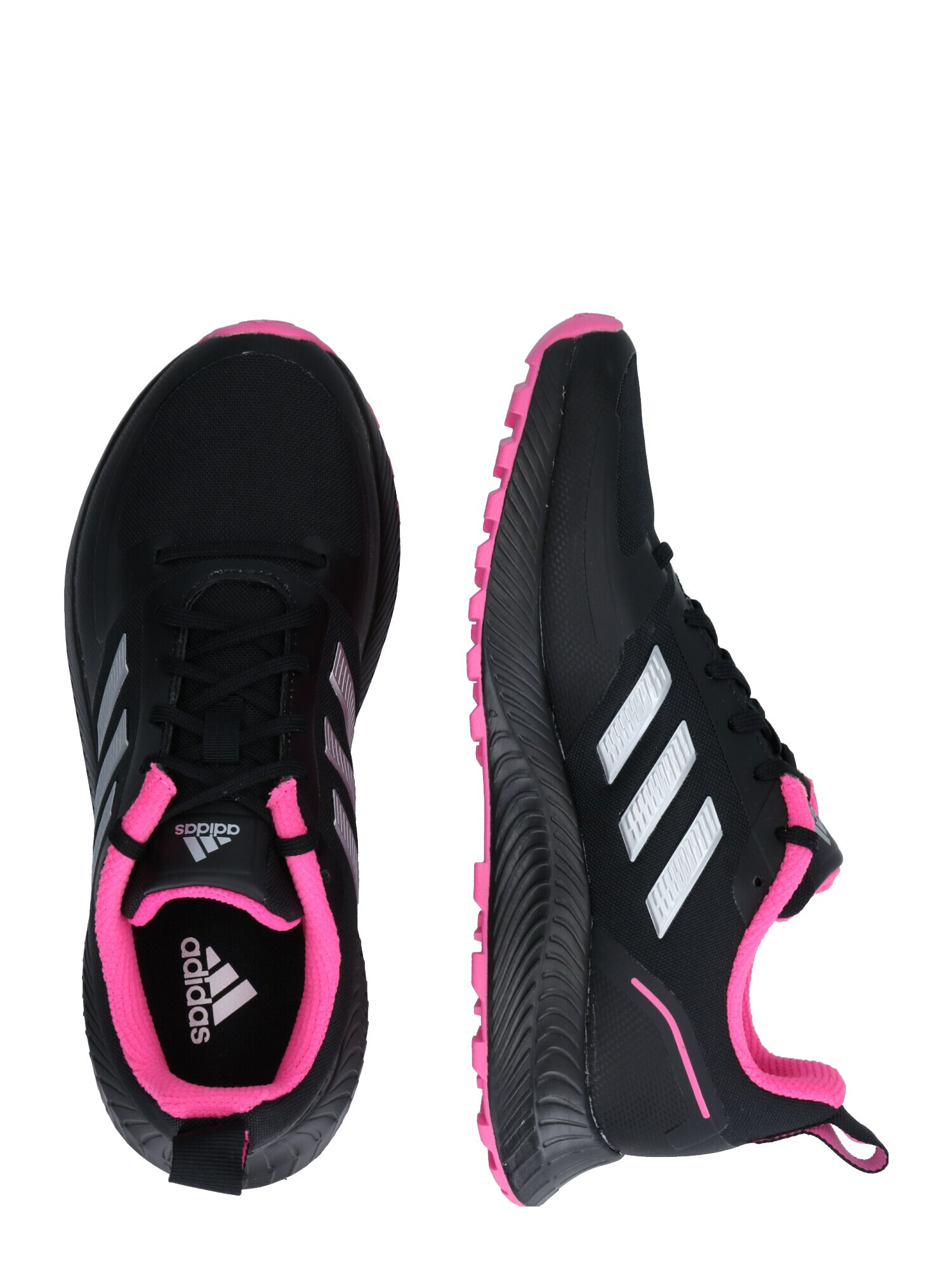 ADIDAS SPORTSWEAR Nizke superge 'Run Falcon 2.0' srebrno-siva / roza / črna - Pepit.si