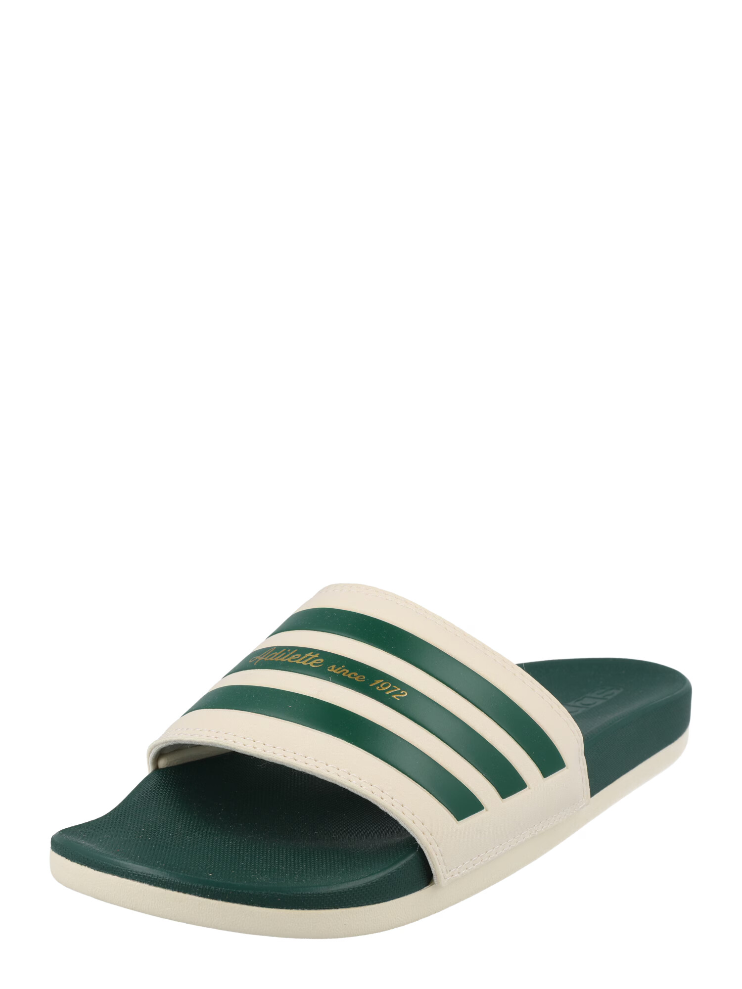 ADIDAS SPORTSWEAR Nizki natikači 'Adilette' zlata / temno zelena / bela - Pepit.si