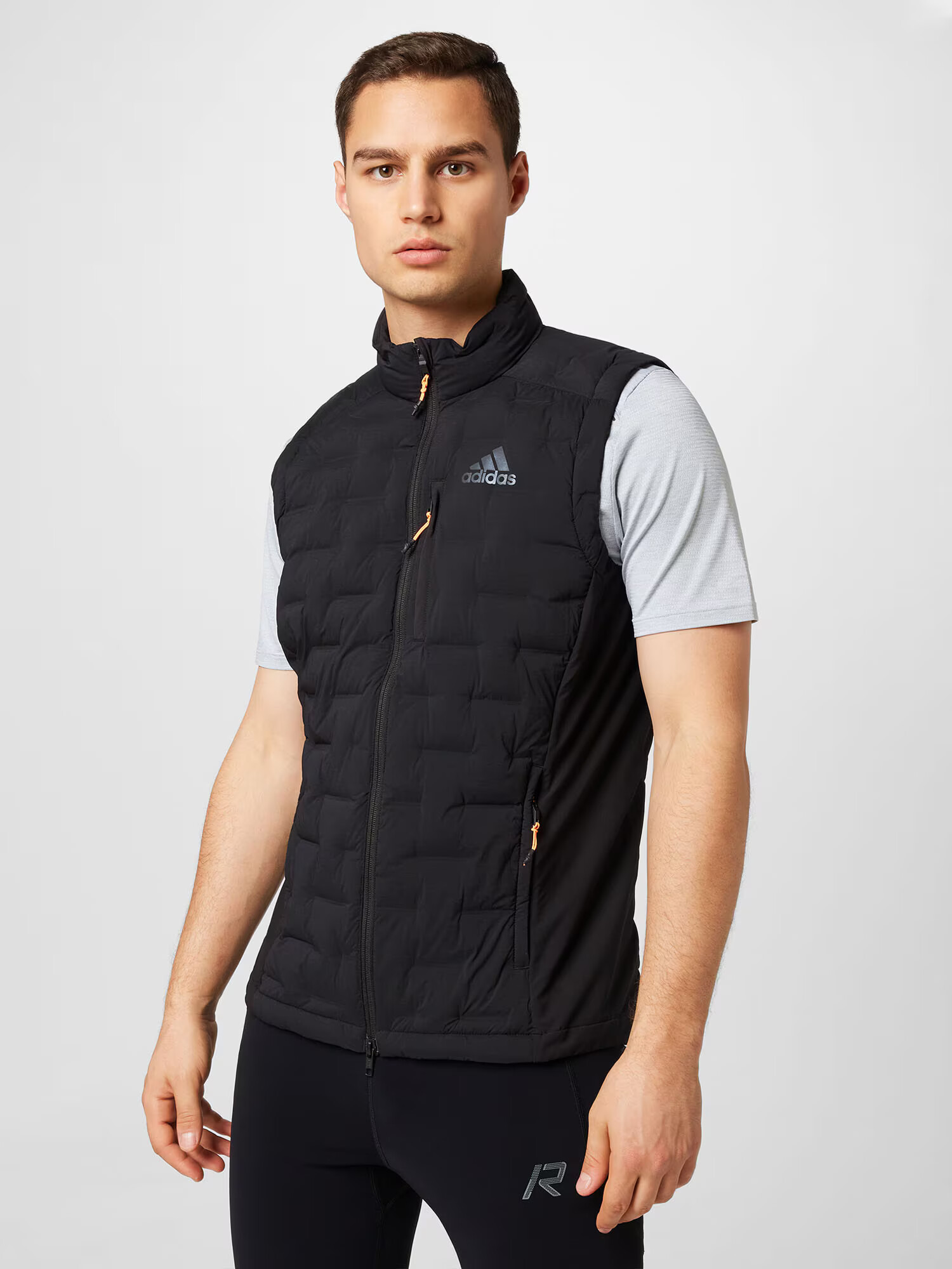 ADIDAS SPORTSWEAR Športen telovnik siva / črna - Pepit.si