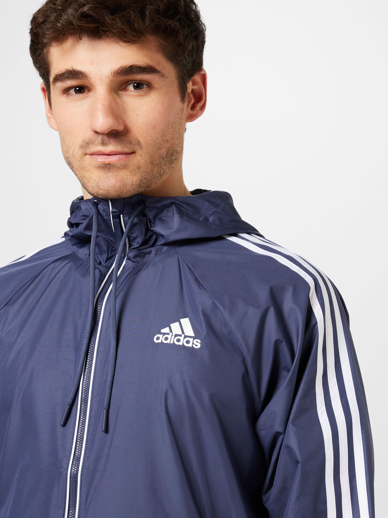 ADIDAS SPORTSWEAR Športna jakna mornarska / bela - Pepit.si