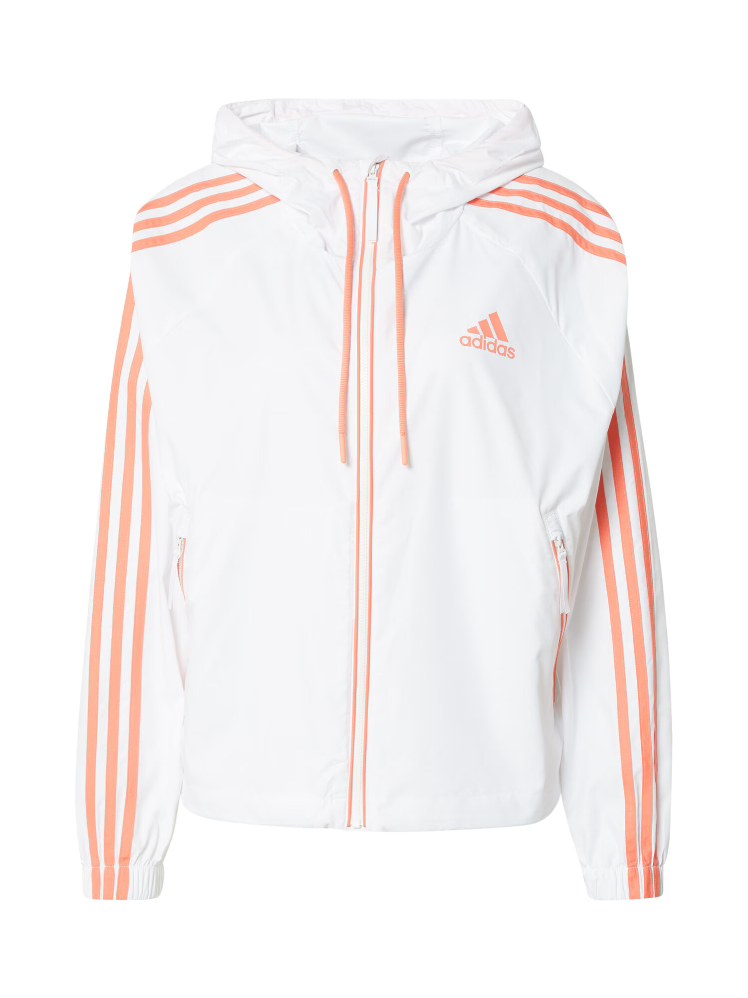 ADIDAS SPORTSWEAR Športna jakna oranžna / bela - Pepit.si