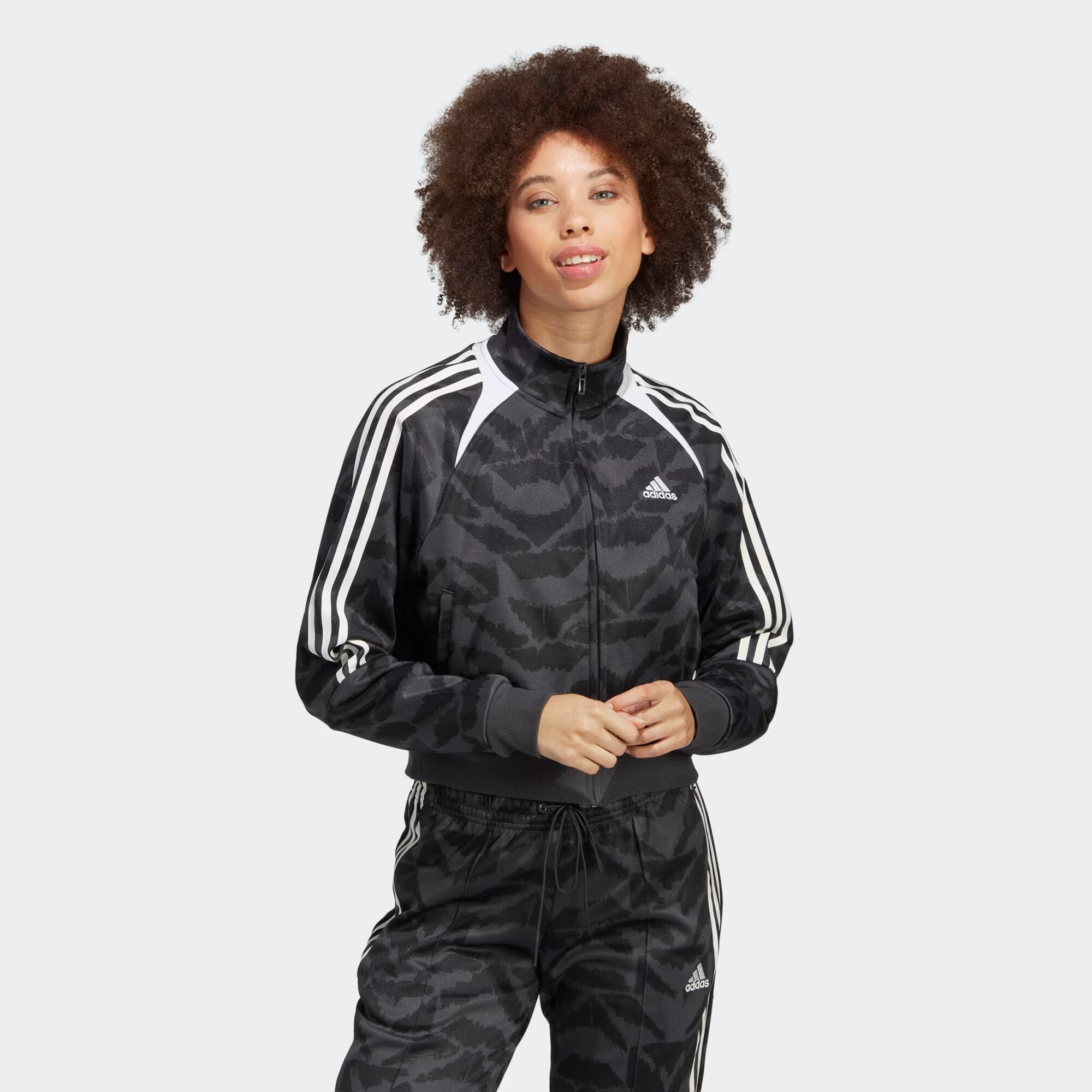 ADIDAS SPORTSWEAR Jakna za trening 'Tiro' temno siva / črna / bela - Pepit.si