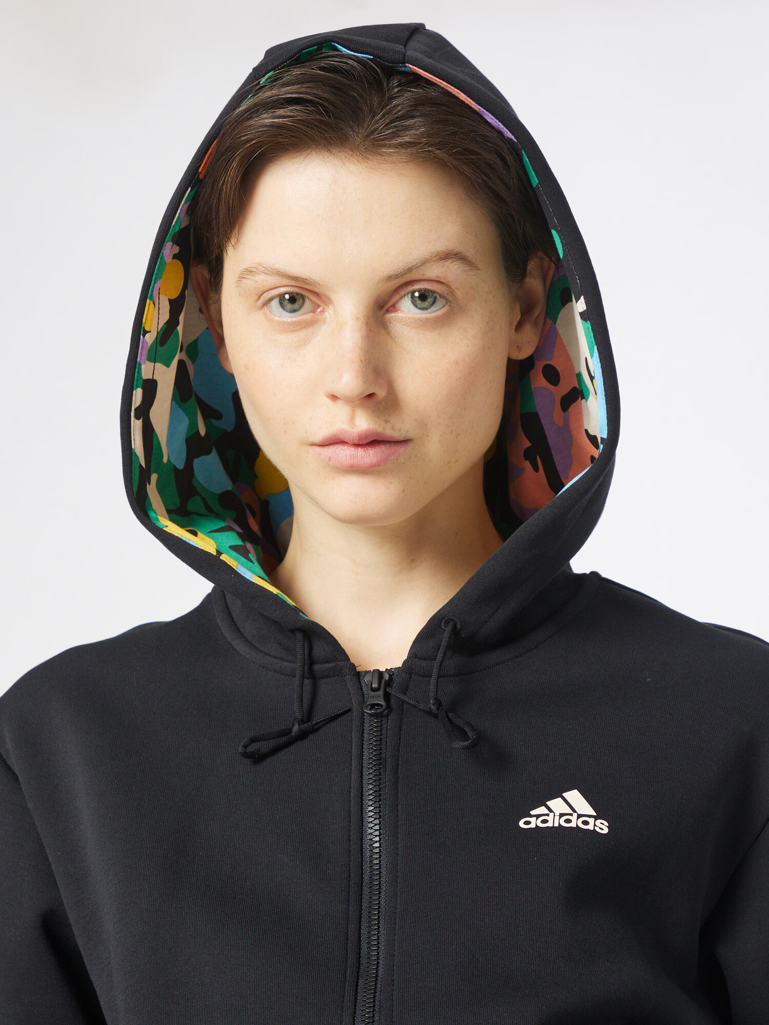 ADIDAS SPORTSWEAR Športna jopa na zadrgo apno / žad / črna / bela - Pepit.si