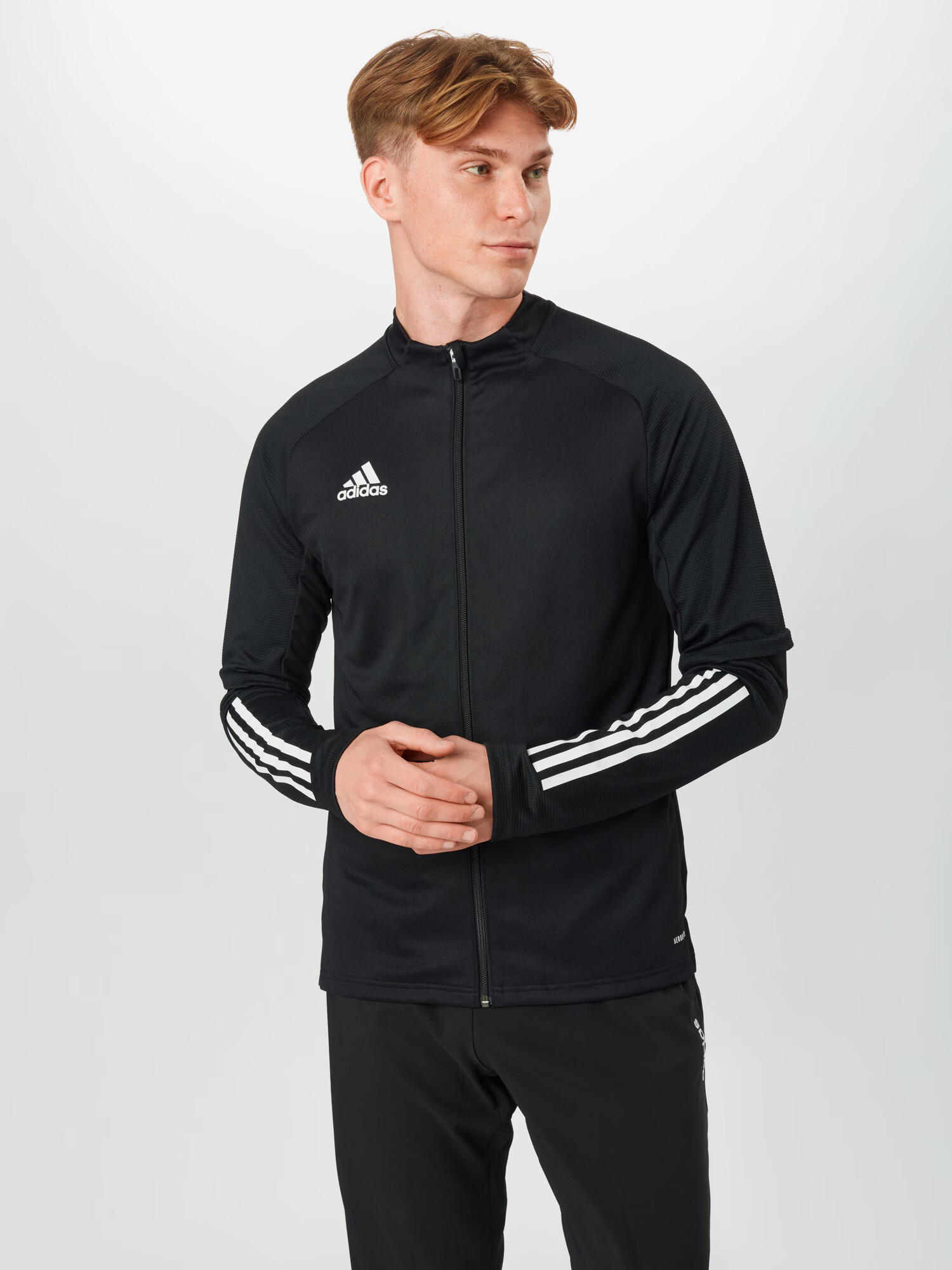 ADIDAS SPORTSWEAR Športna jopa na zadrgo 'Condivo 20' črna / bela - Pepit.si