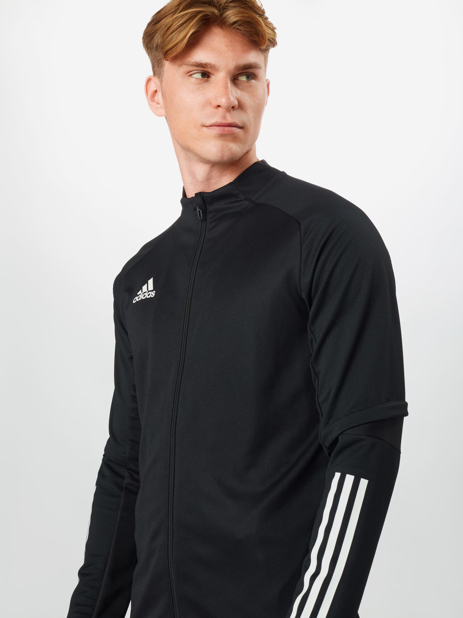 ADIDAS SPORTSWEAR Športna jopa na zadrgo 'Condivo 20' črna / bela - Pepit.si