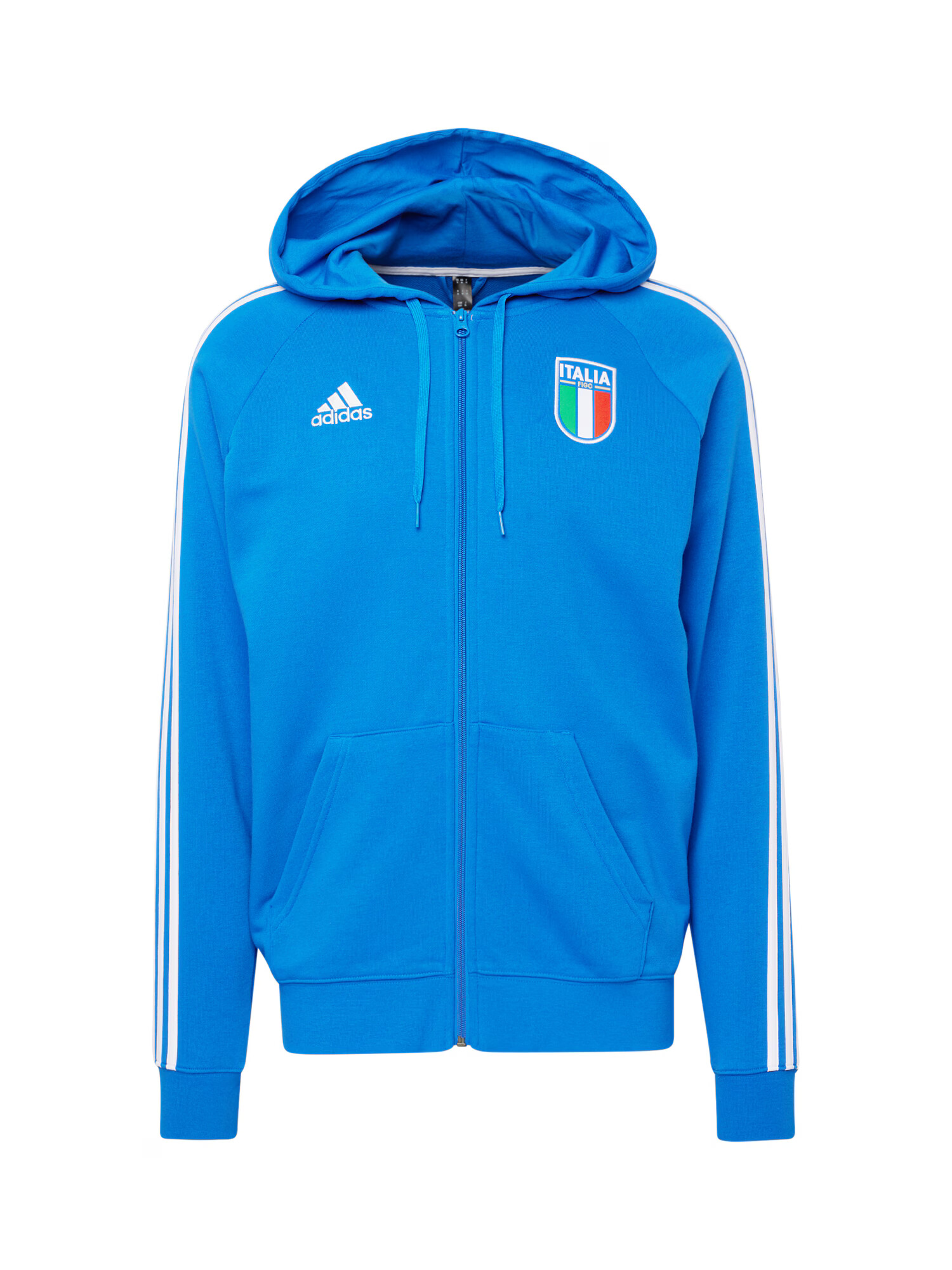 ADIDAS SPORTSWEAR Športna jopa na zadrgo 'Italien DNA' modra / zelena / rdeča / bela - Pepit.si