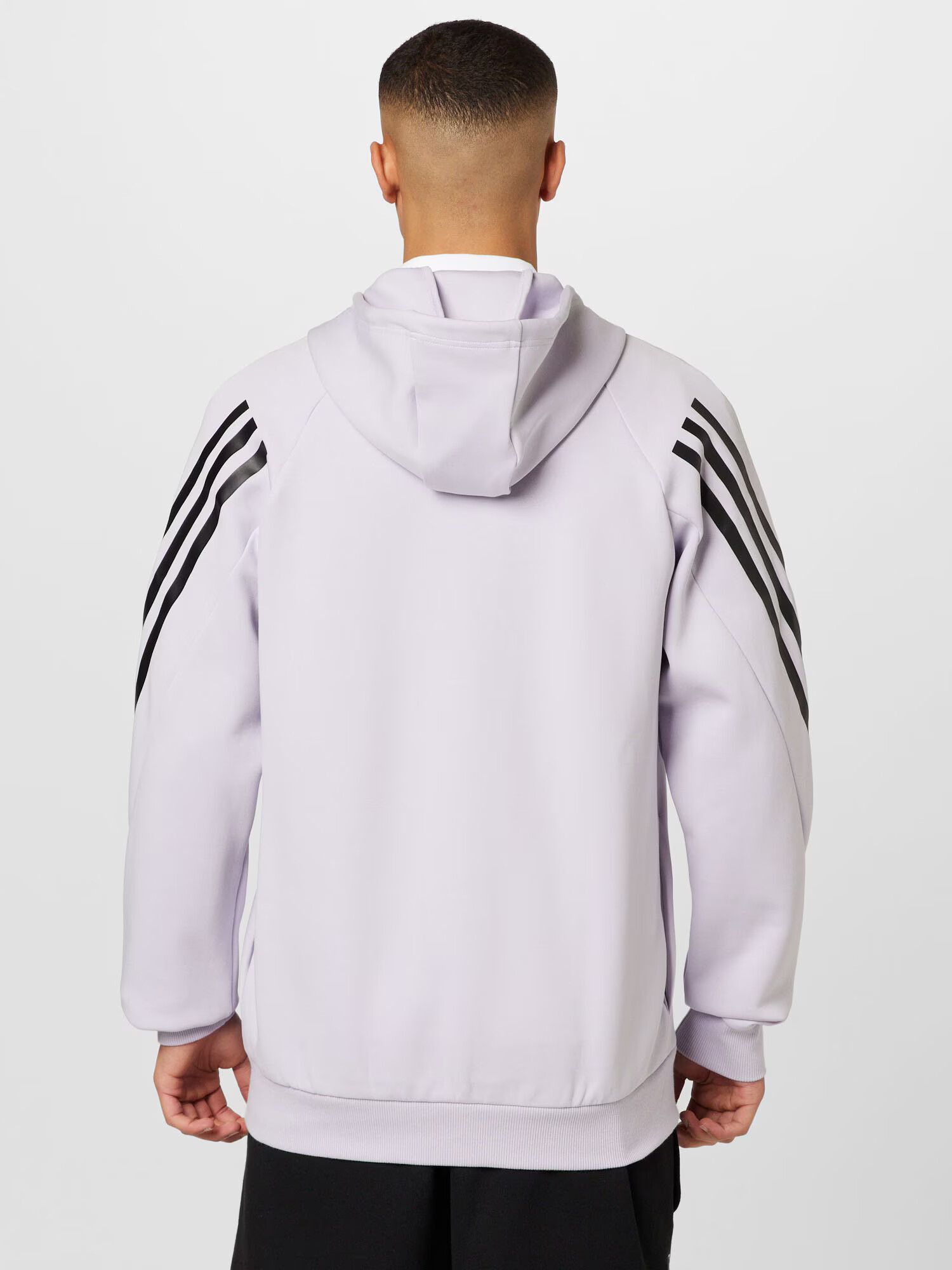 ADIDAS SPORTSWEAR Športna jopa na zadrgo pastelno lila / črna - Pepit.si