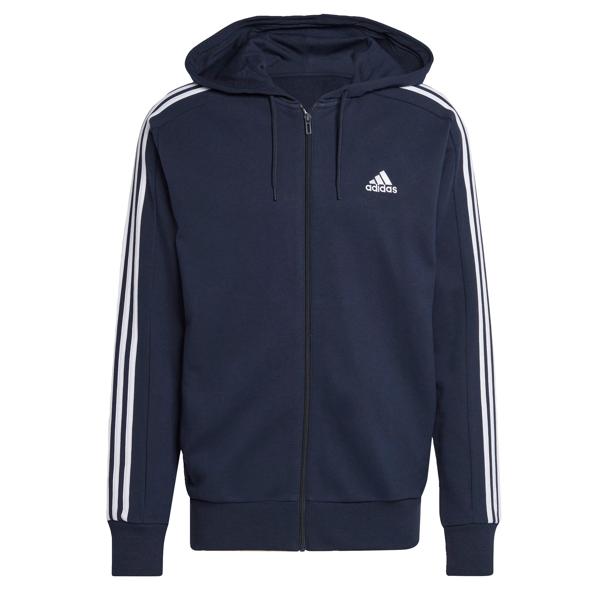 ADIDAS SPORTSWEAR Športna jopa na zadrgo temno modra / bela - Pepit.si