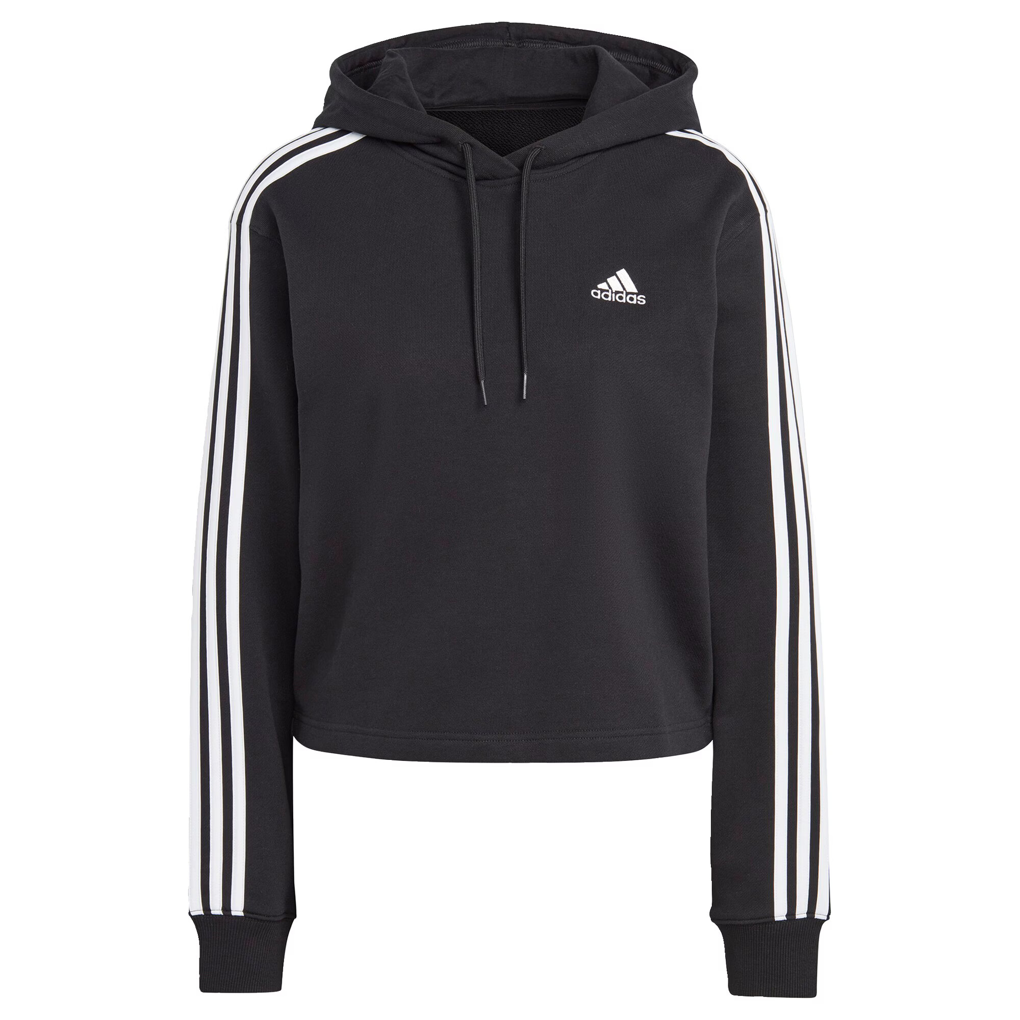 ADIDAS SPORTSWEAR Športna majica črna / bela - Pepit.si