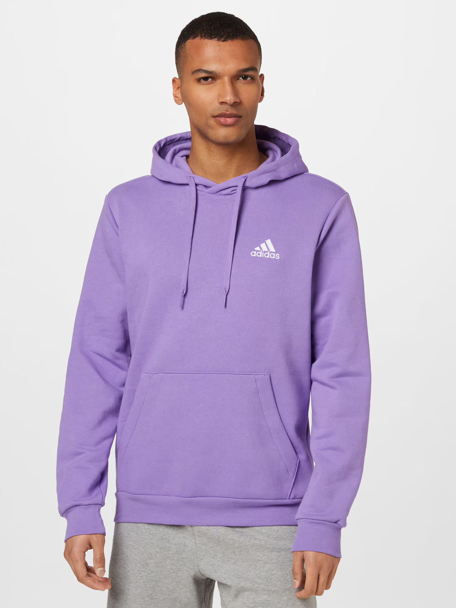 ADIDAS SPORTSWEAR Športna majica 'FEELCOZY' lila / bela - Pepit.si