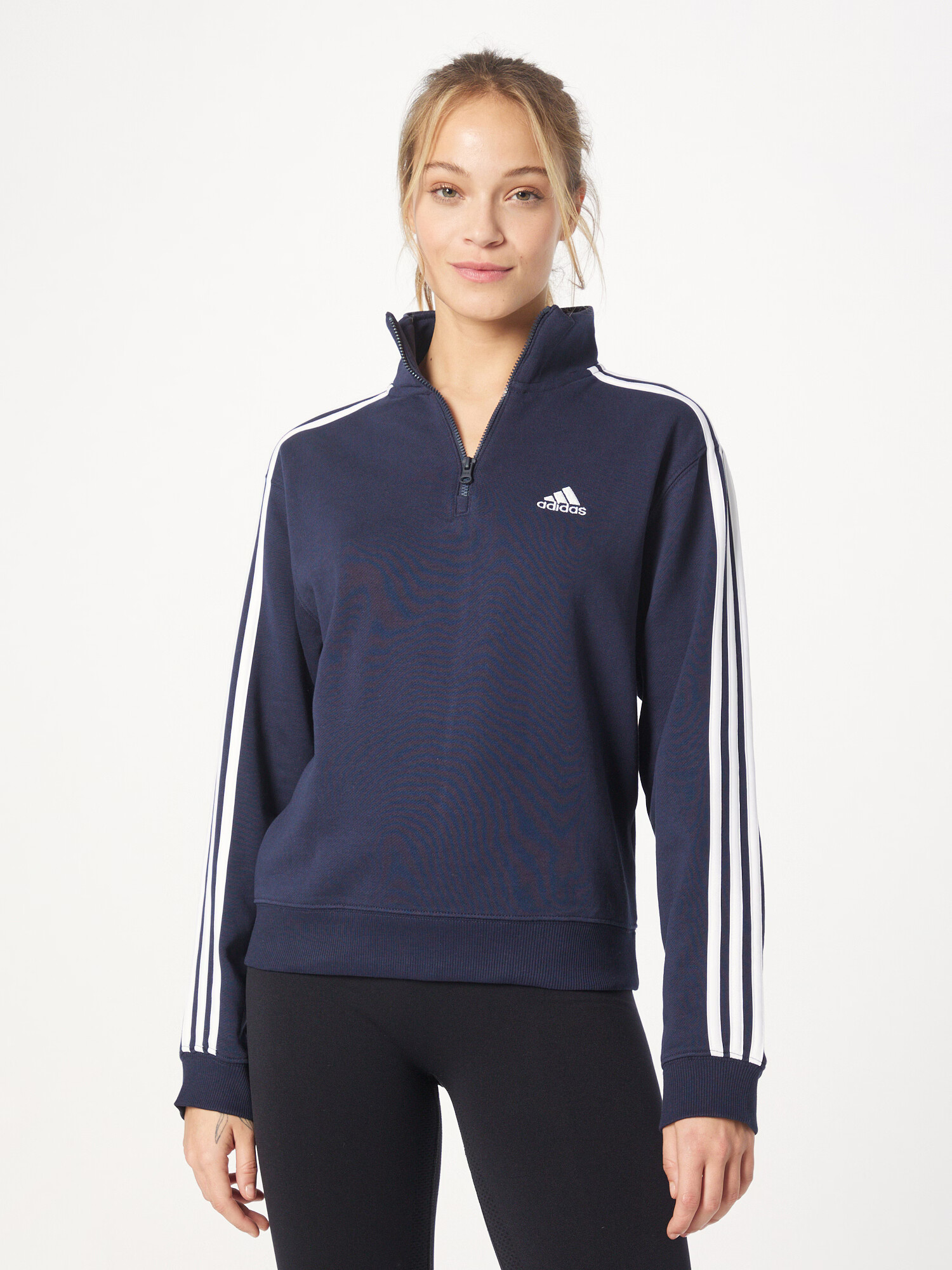 ADIDAS SPORTSWEAR Športna majica mornarska / bela - Pepit.si