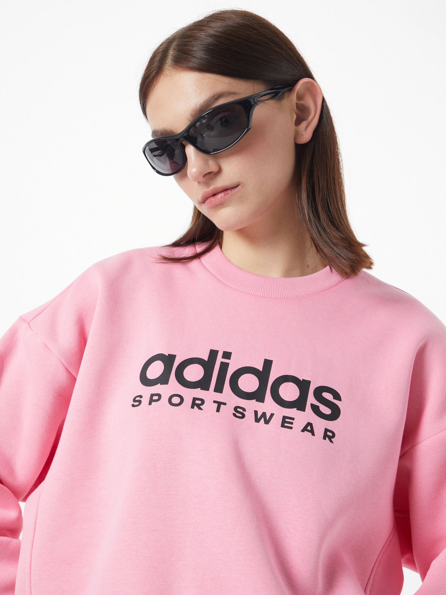 ADIDAS SPORTSWEAR Športna majica roza / črna - Pepit.si