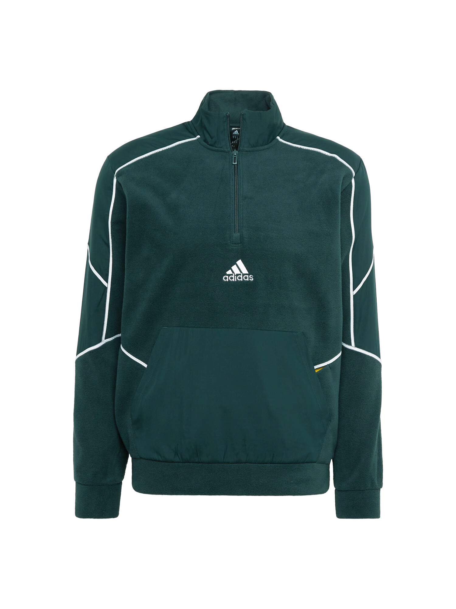 ADIDAS SPORTSWEAR Športna majica temno zelena / bela - Pepit.si