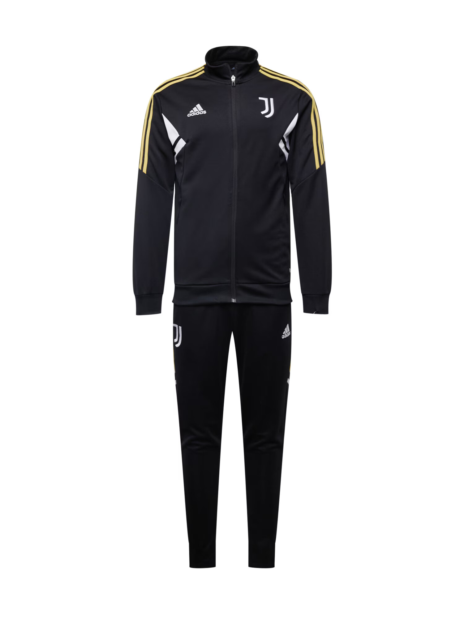 ADIDAS SPORTSWEAR Športna obleka 'JUVE' zlata / črna / bela - Pepit.si