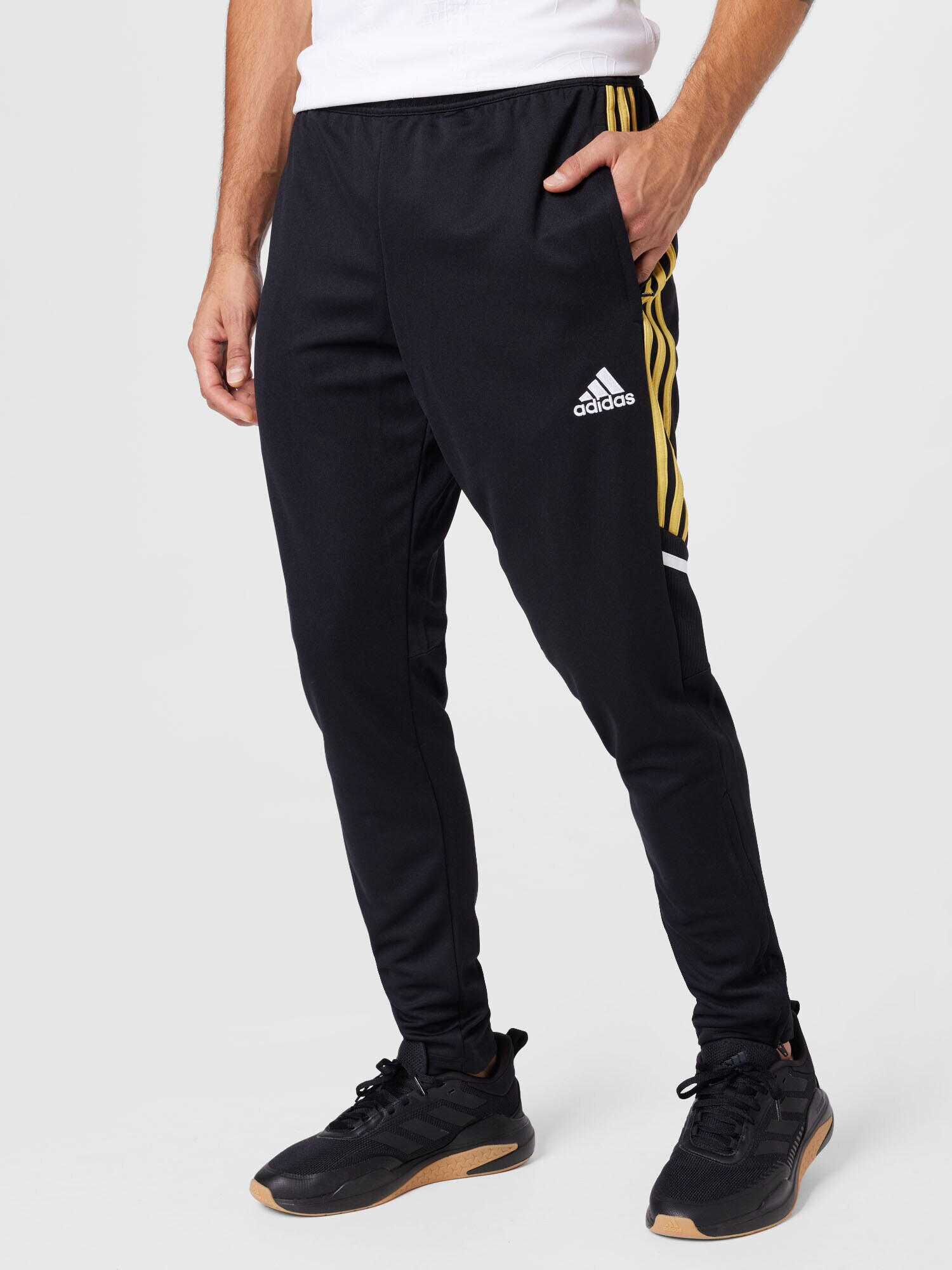 ADIDAS SPORTSWEAR Športna obleka 'JUVE' zlata / črna / bela - Pepit.si