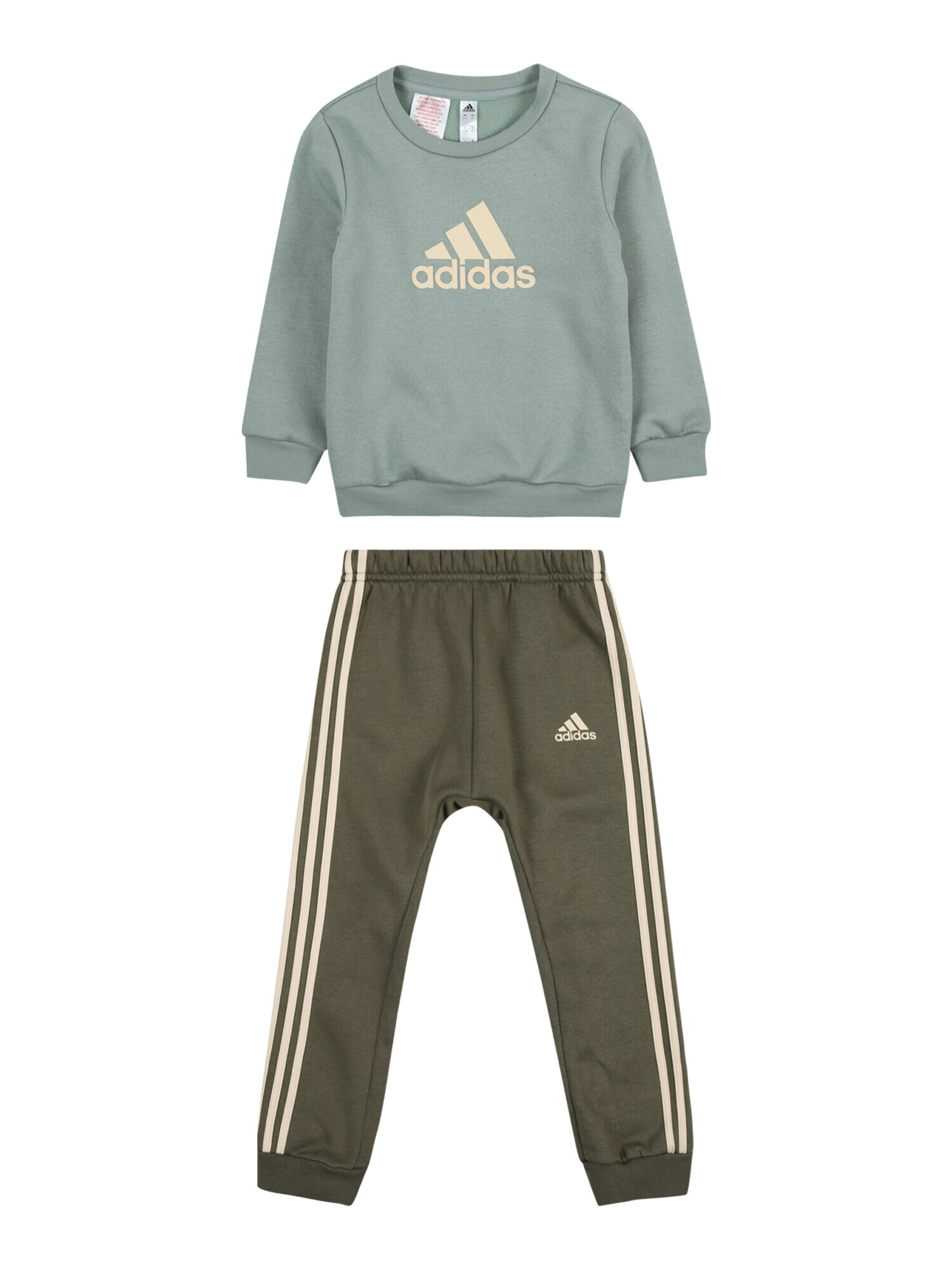 ADIDAS SPORTSWEAR Športna obleka oliva / pastelno zelena / bela - Pepit.si