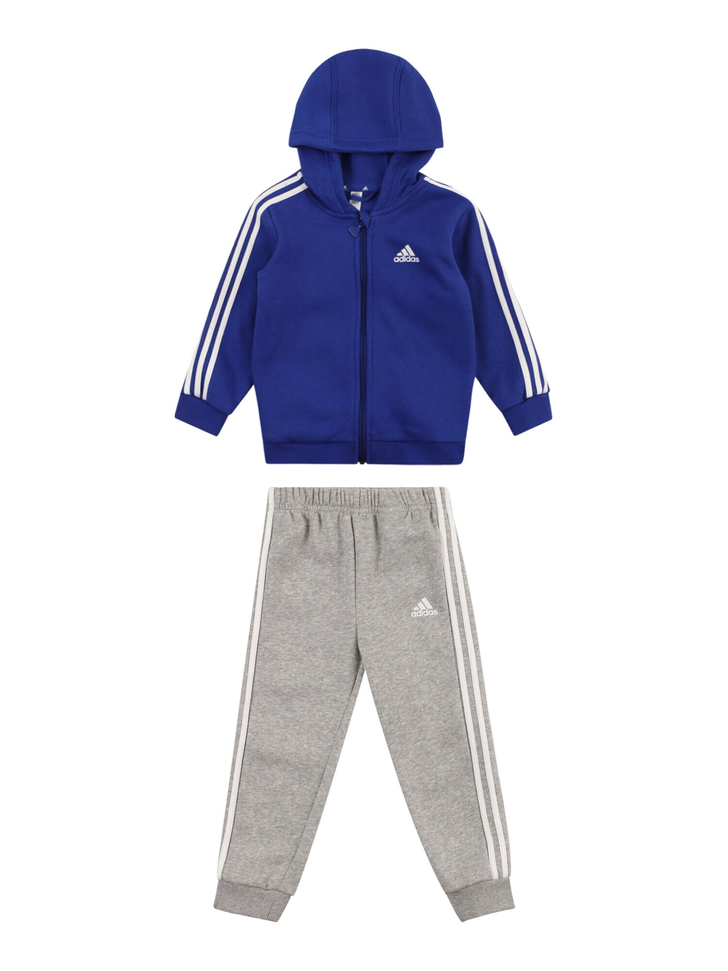 ADIDAS SPORTSWEAR Športna trenirka safir / pegasto siva / bela - Pepit.si