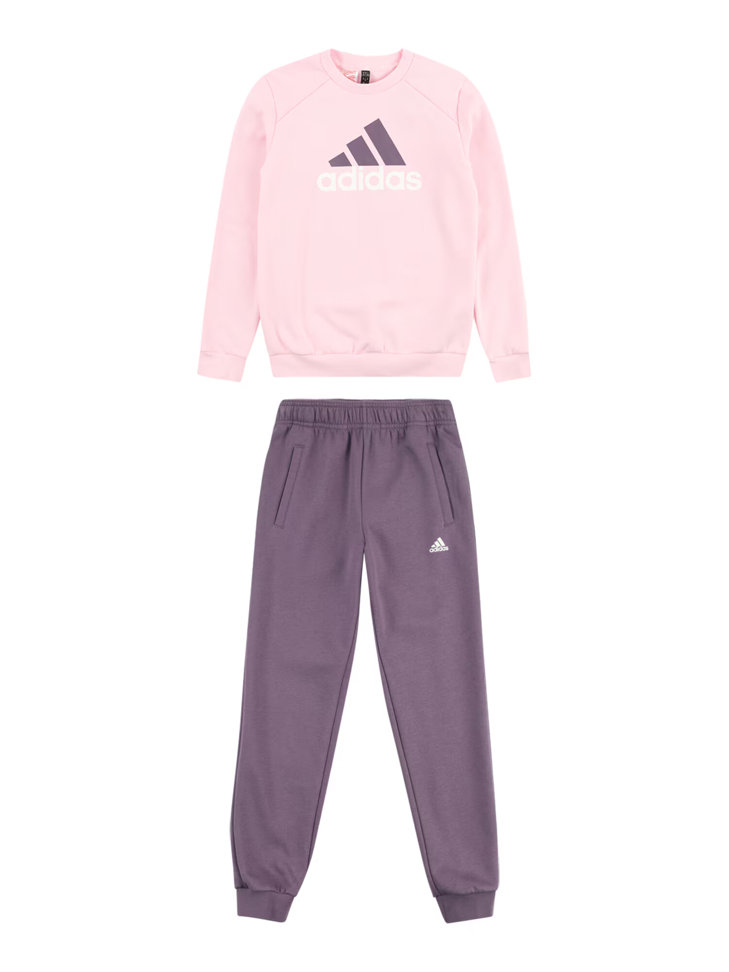 ADIDAS SPORTSWEAR Športna trenirka temno liila / roza / bela - Pepit.si