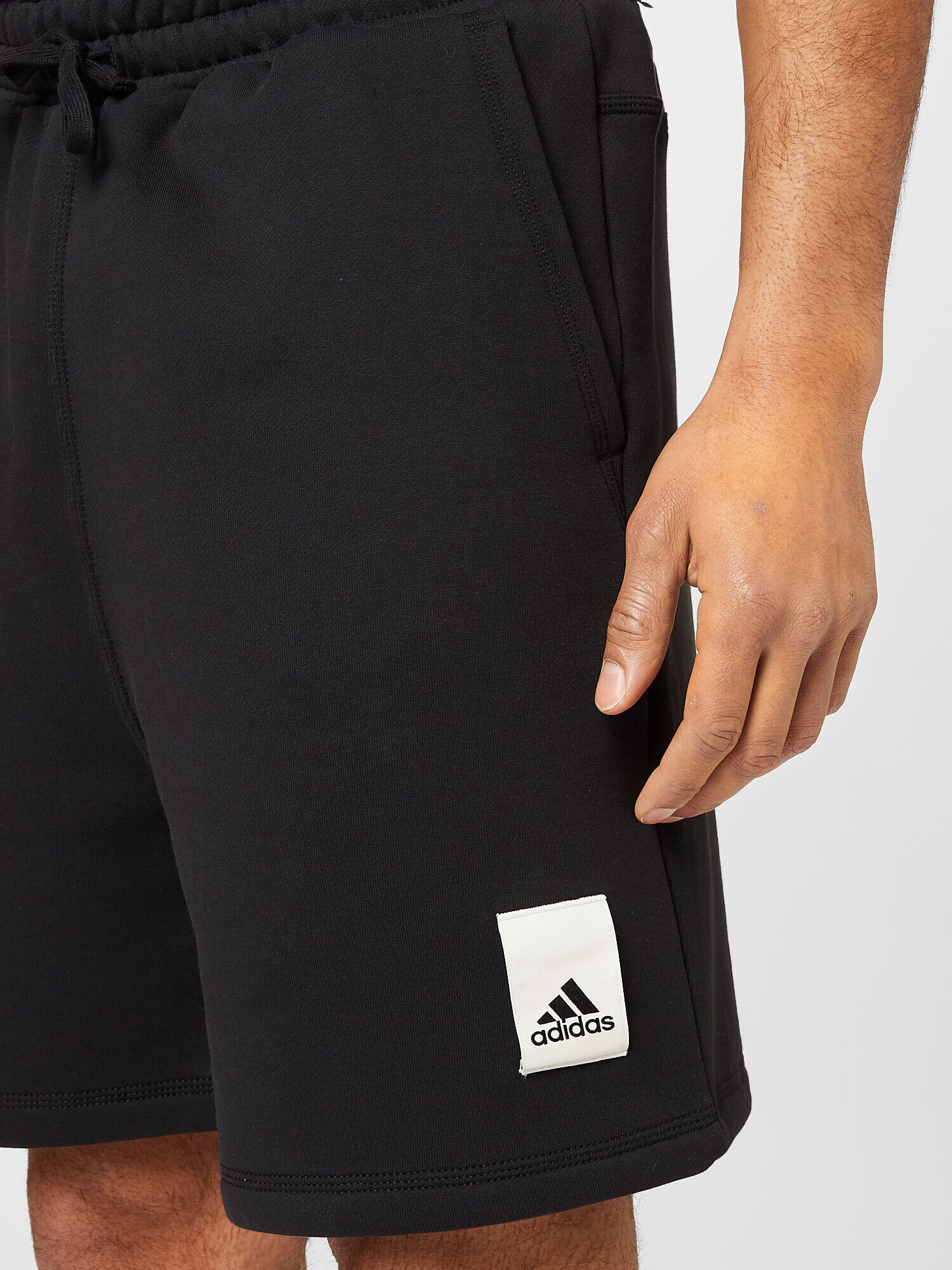 ADIDAS SPORTSWEAR Športne hlače 'CAPS' črna / bela - Pepit.si