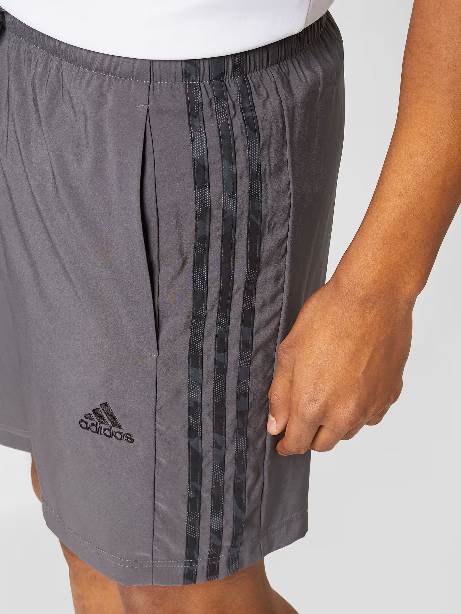 ADIDAS SPORTSWEAR Športne hlače bazaltno siva / črna - Pepit.si