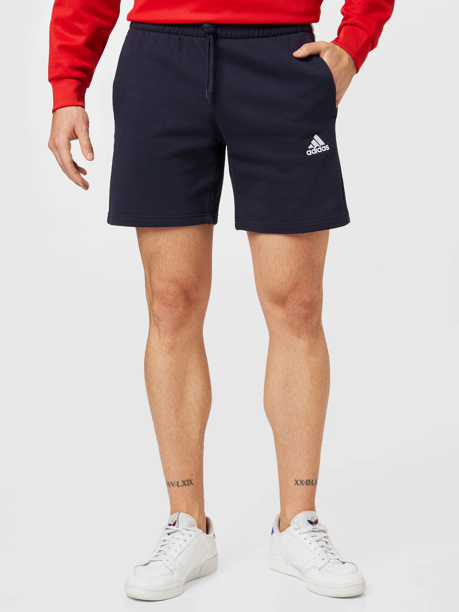 ADIDAS SPORTSWEAR Športne hlače črna / bela - Pepit.si