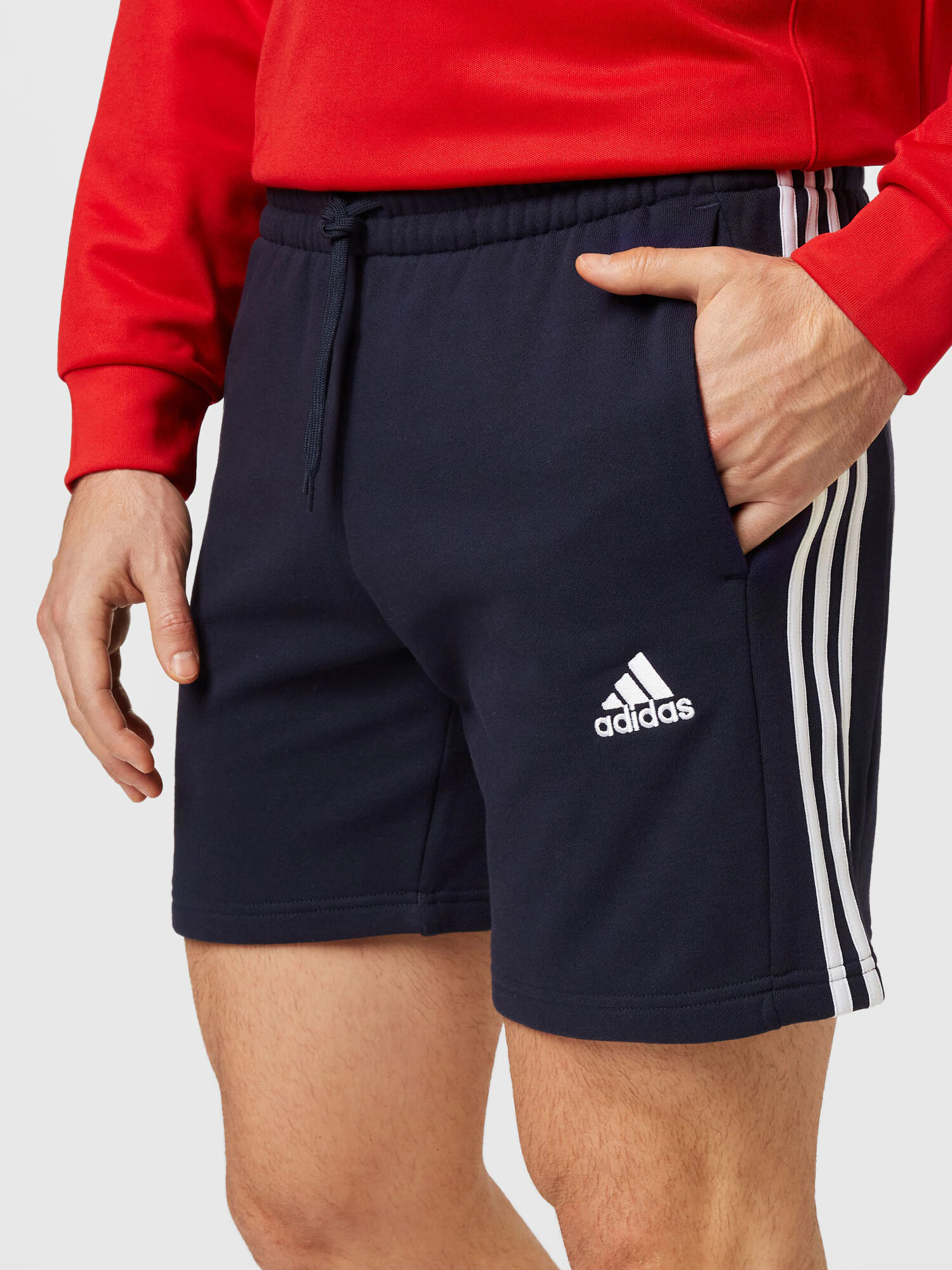 ADIDAS SPORTSWEAR Športne hlače črna / bela - Pepit.si