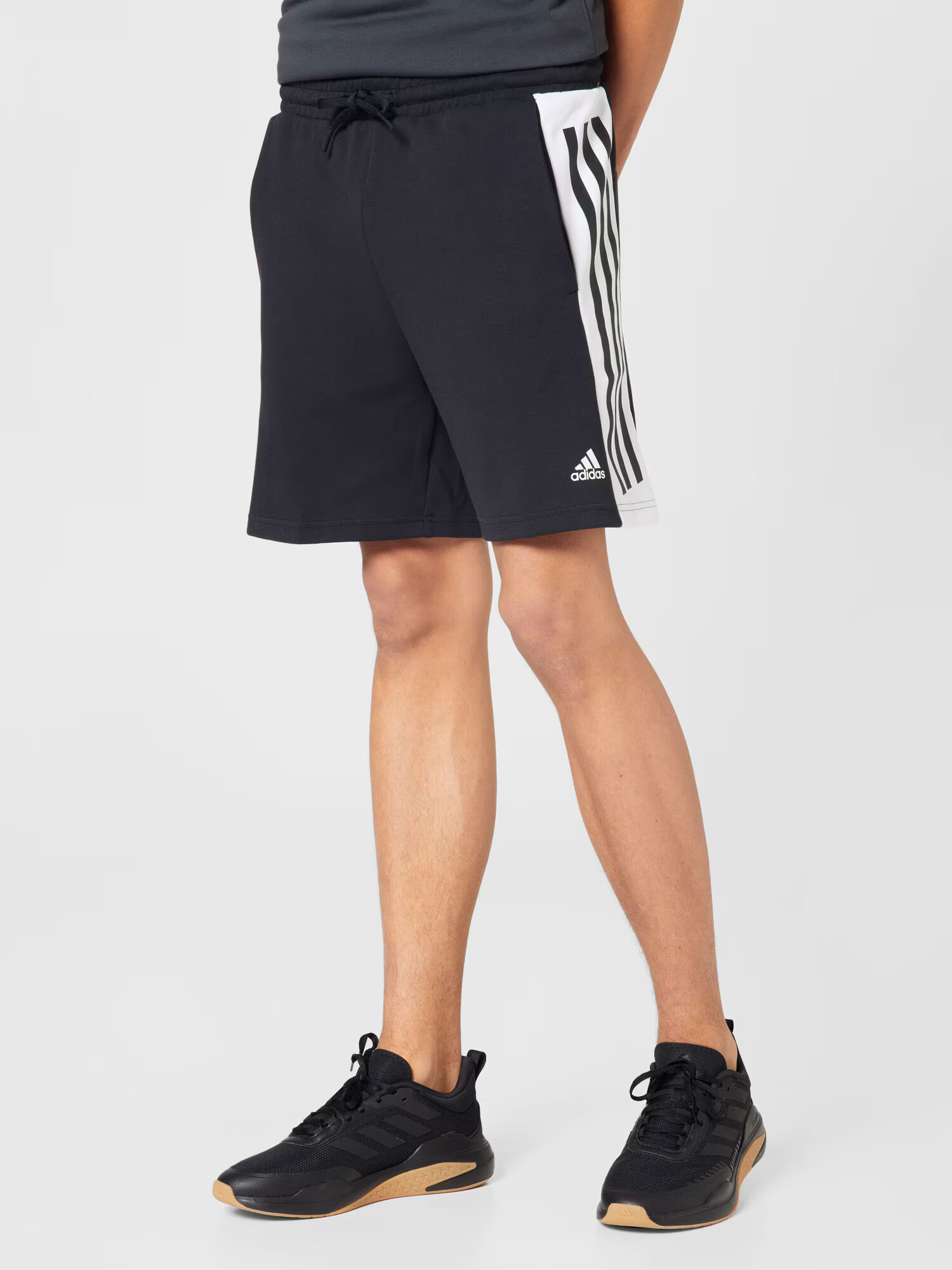 ADIDAS SPORTSWEAR Športne hlače črna / bela - Pepit.si