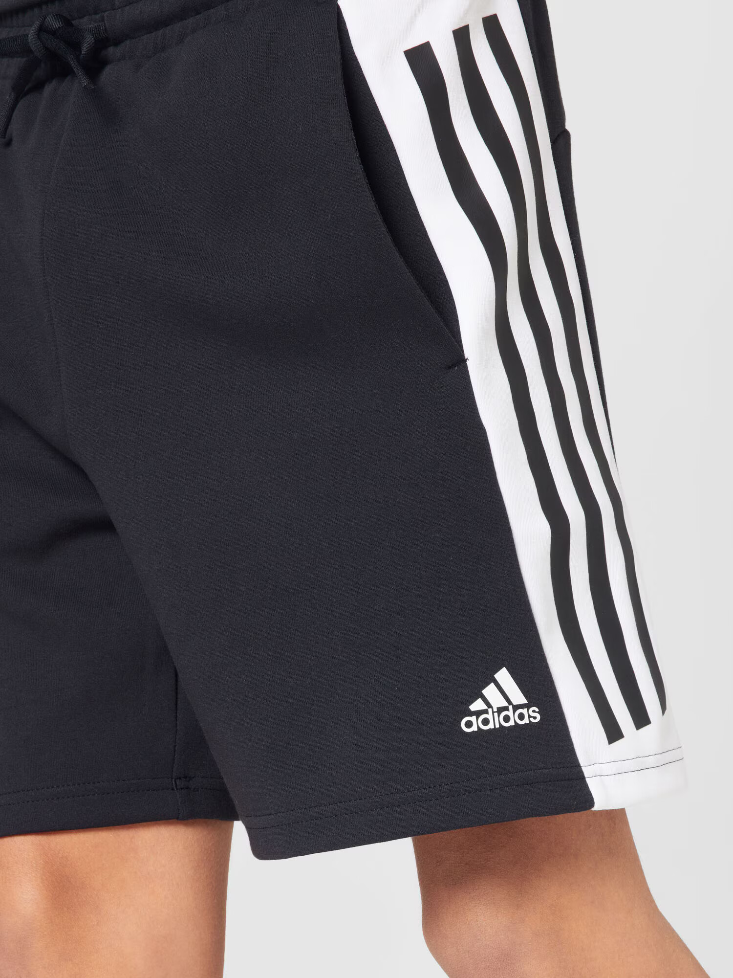 ADIDAS SPORTSWEAR Športne hlače črna / bela - Pepit.si