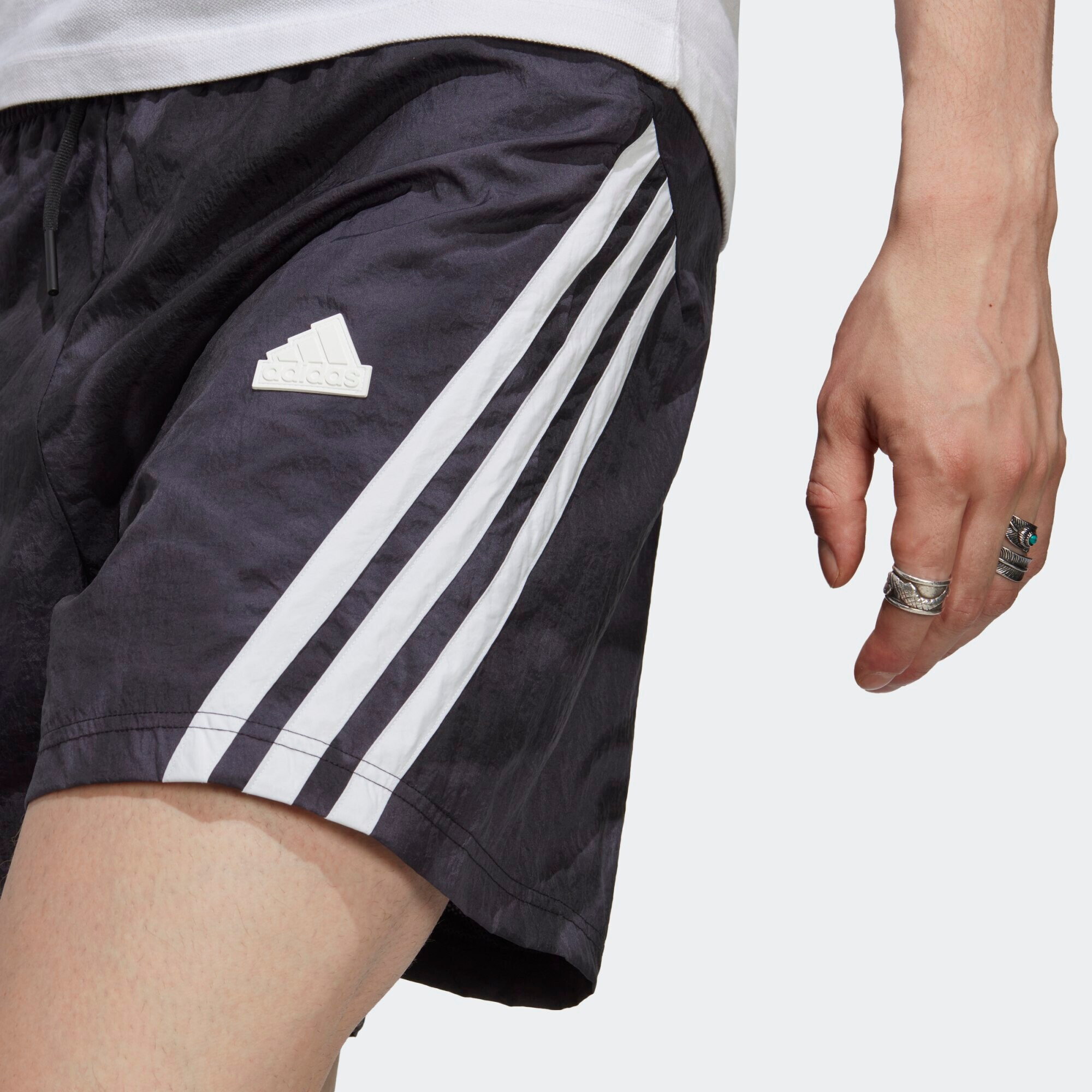 ADIDAS SPORTSWEAR Športne hlače črna / bela - Pepit.si