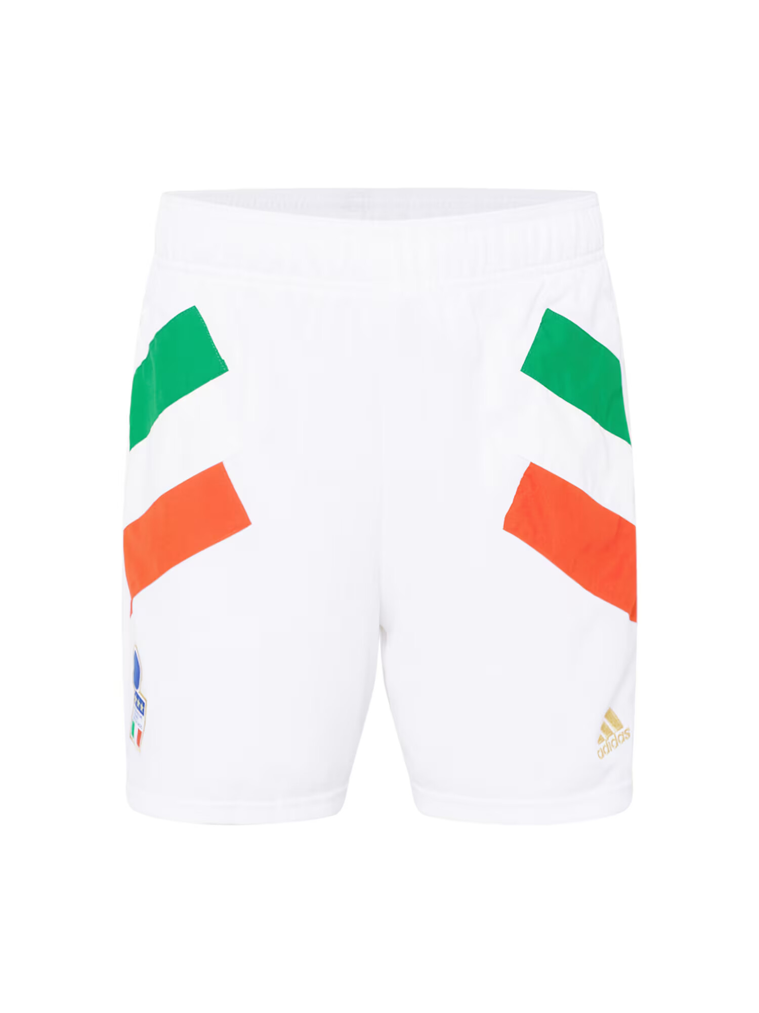 ADIDAS SPORTSWEAR Športne hlače 'FIGC Italien' zlato-rumena / travnato zelena / živo rdeča / bela - Pepit.si